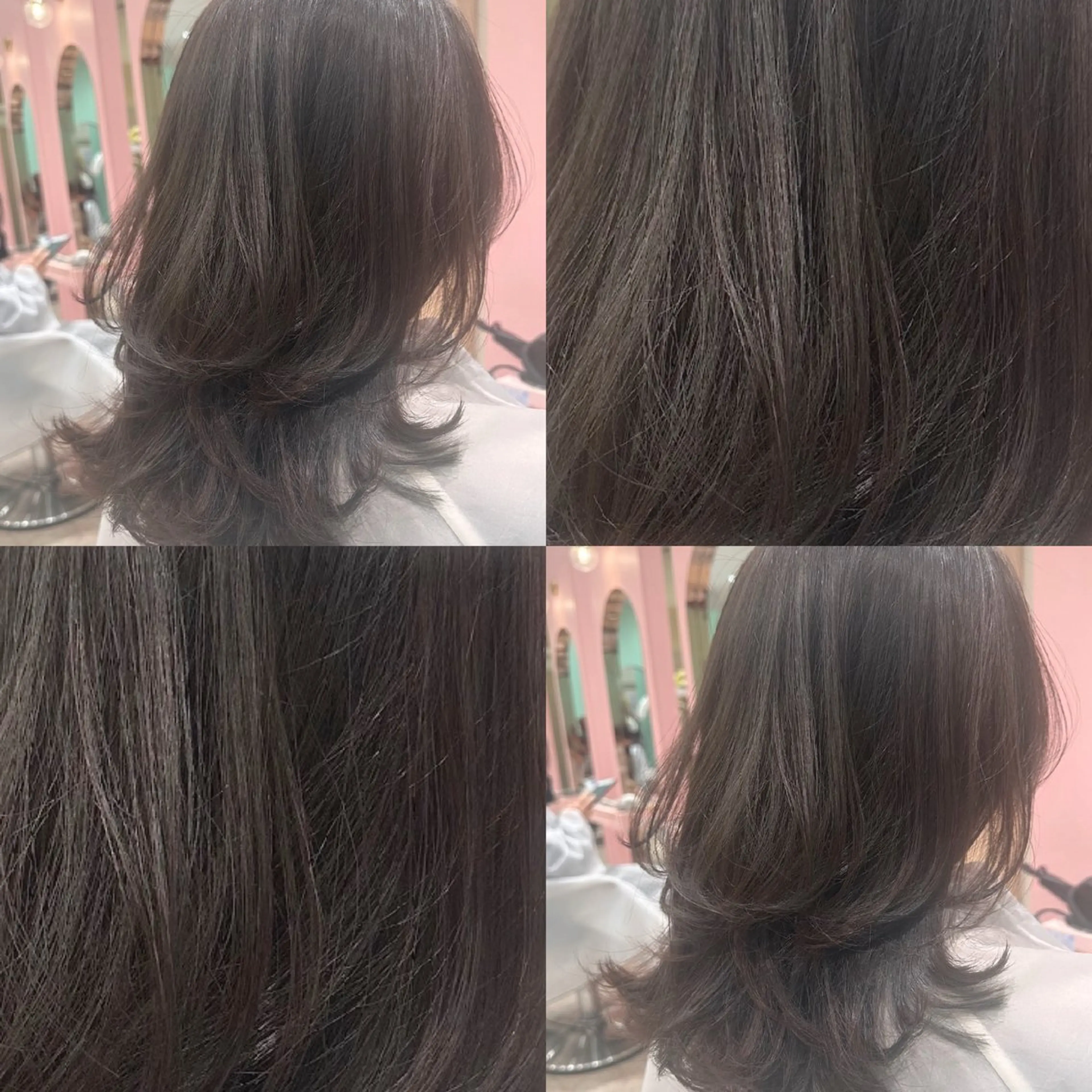 カラー 🍒Megumi /暖色寒色系カラーのヘアスタイル