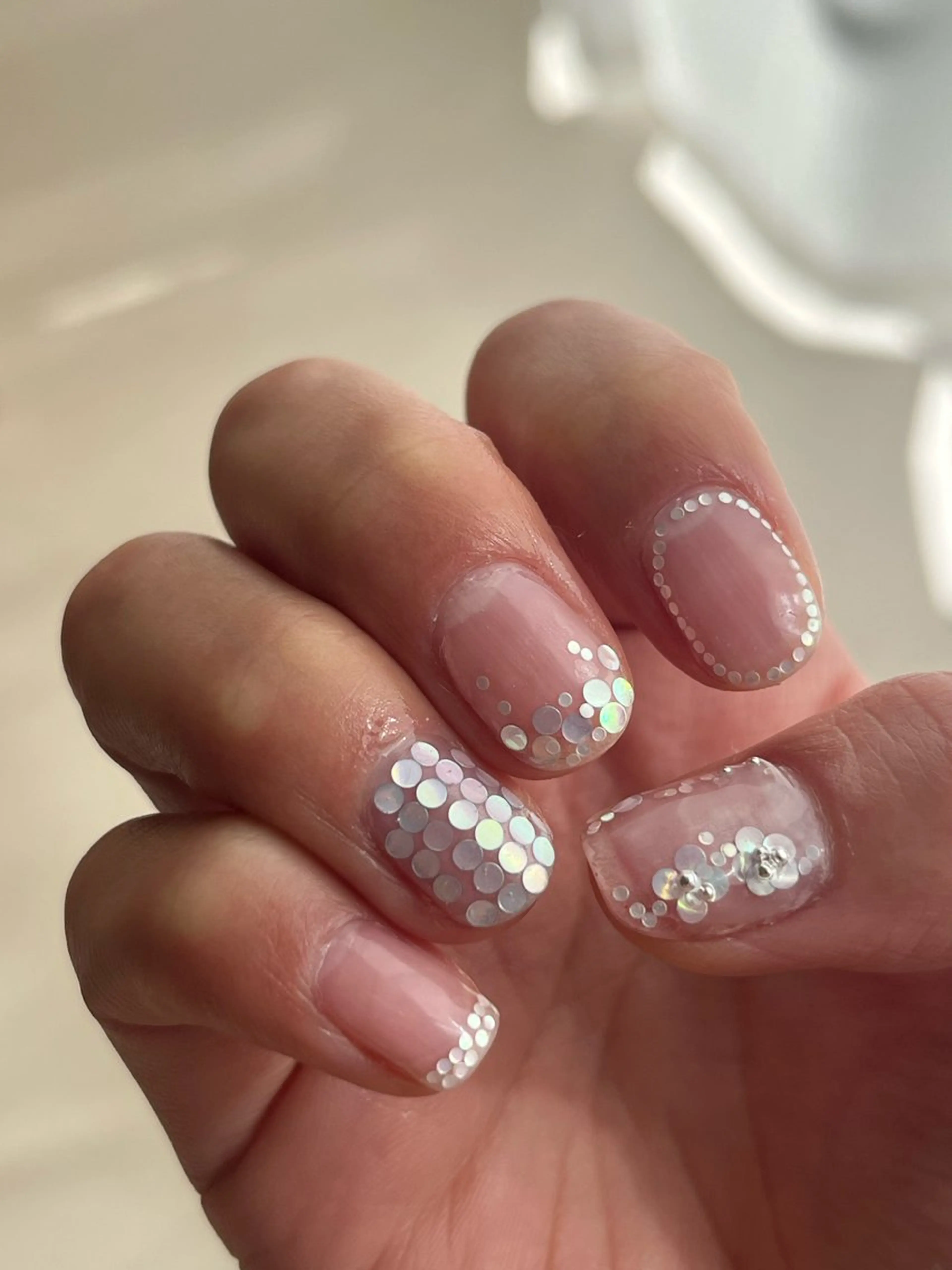 ネイル ホログラムネイル moe所属・moe ネイルモデル様募集のネイルデザイン