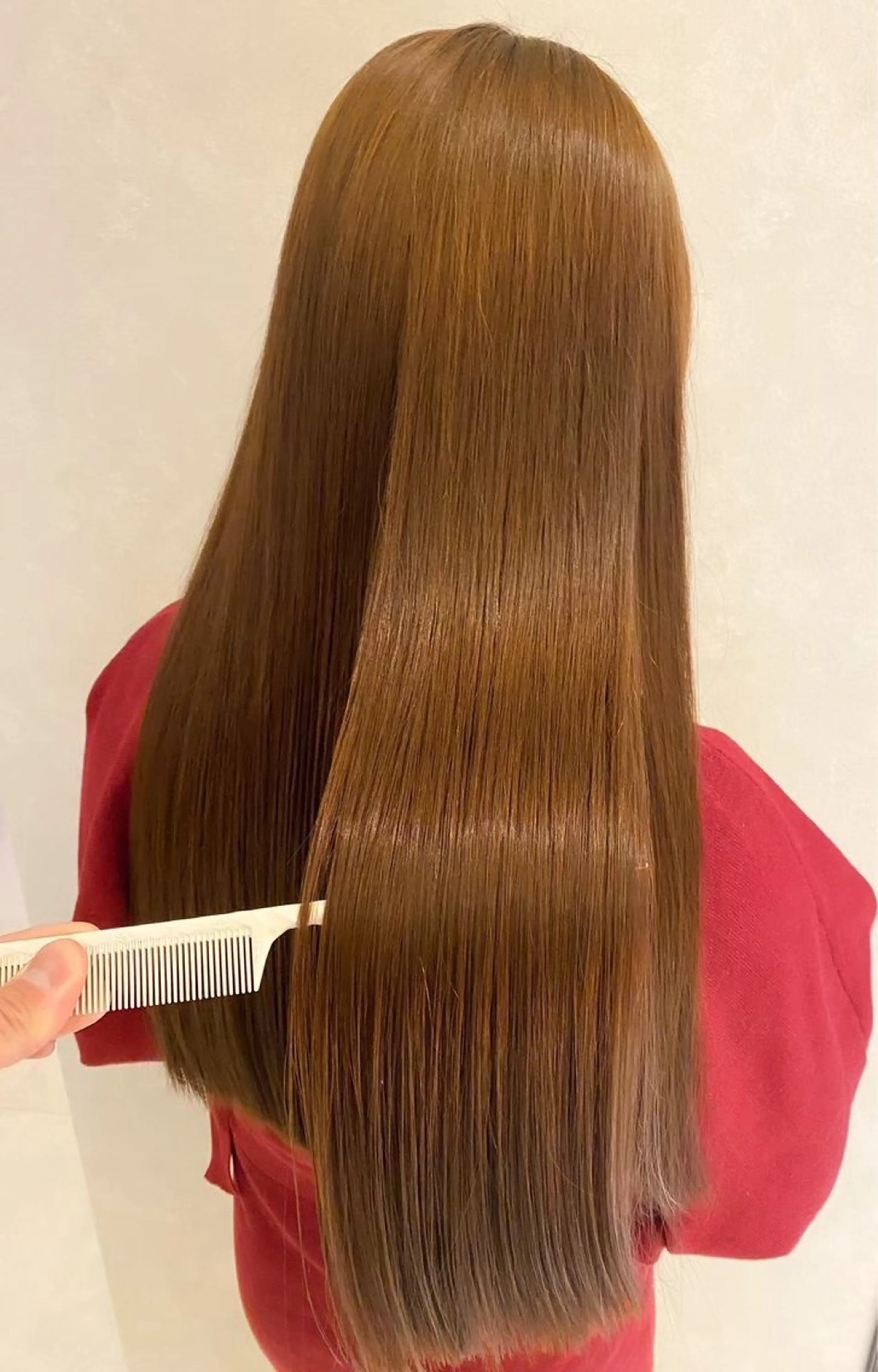 カットカラー髪質改善の写真
