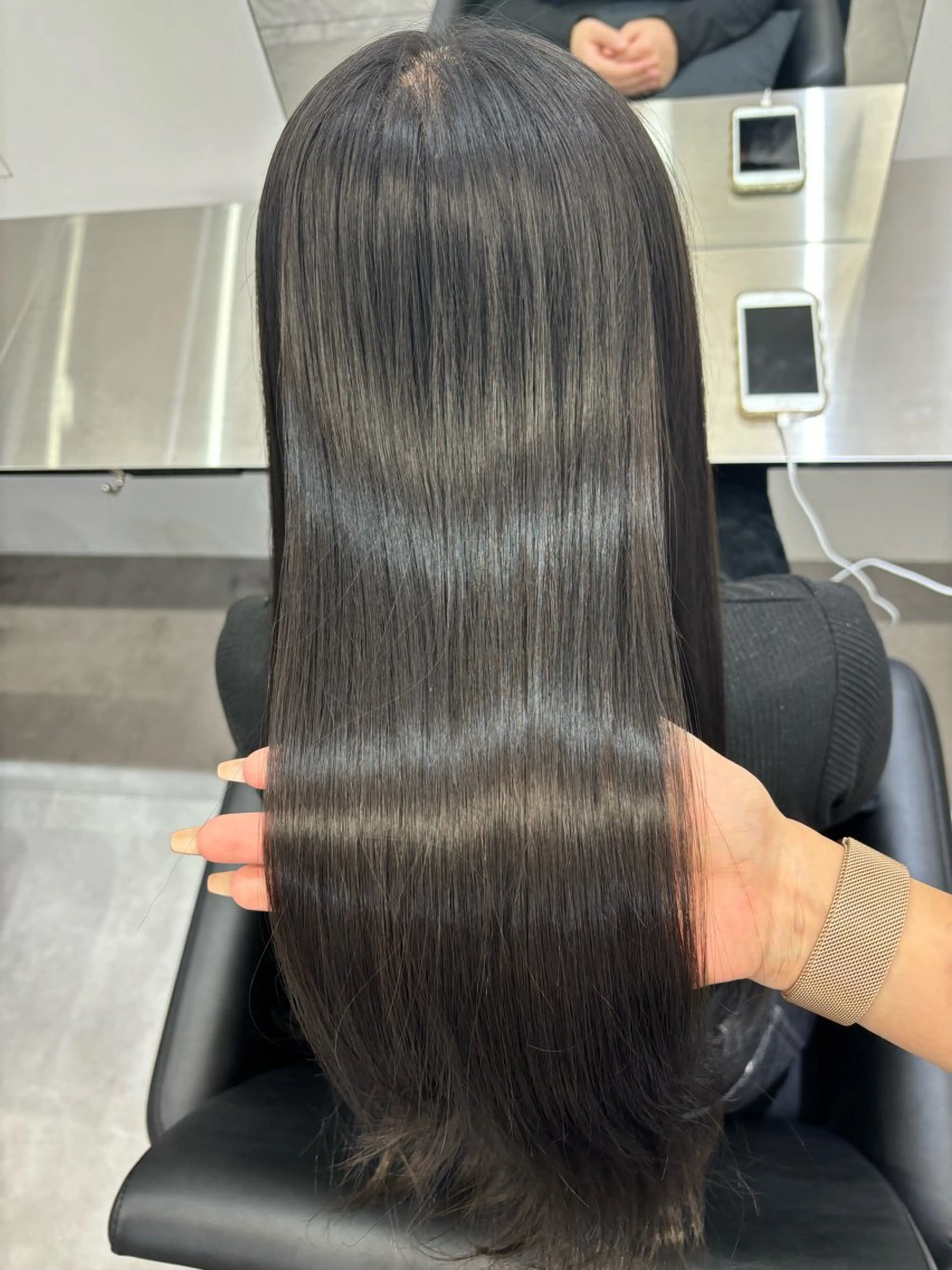 ロング カラー 巻ける縮毛矯正 Sachi🐰のヘアスタイル