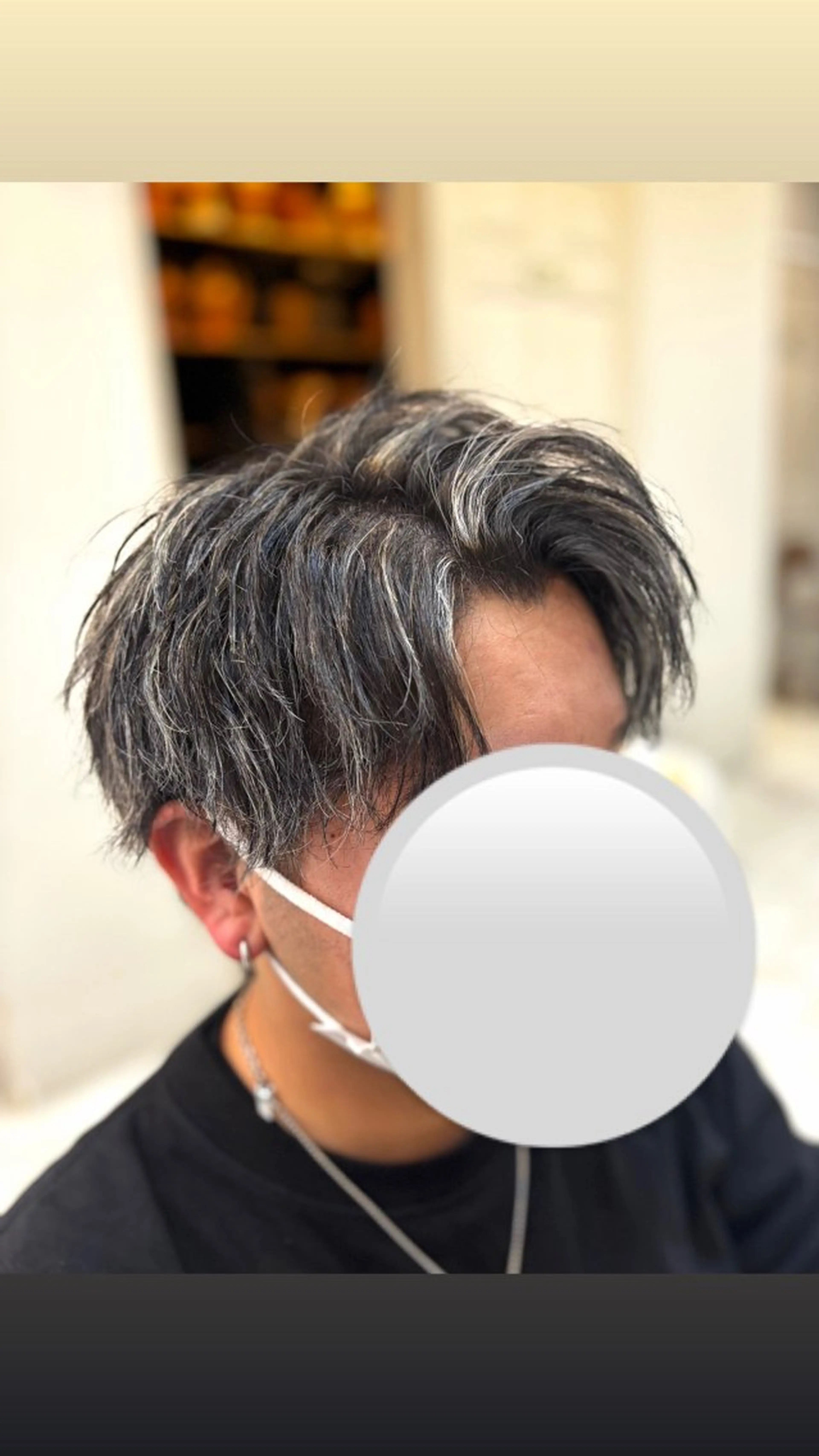 カラー メンズ メンズハイライト ハイライトカラー ヘアカラー りゅうせい ／モデル募集中のヘアスタイル