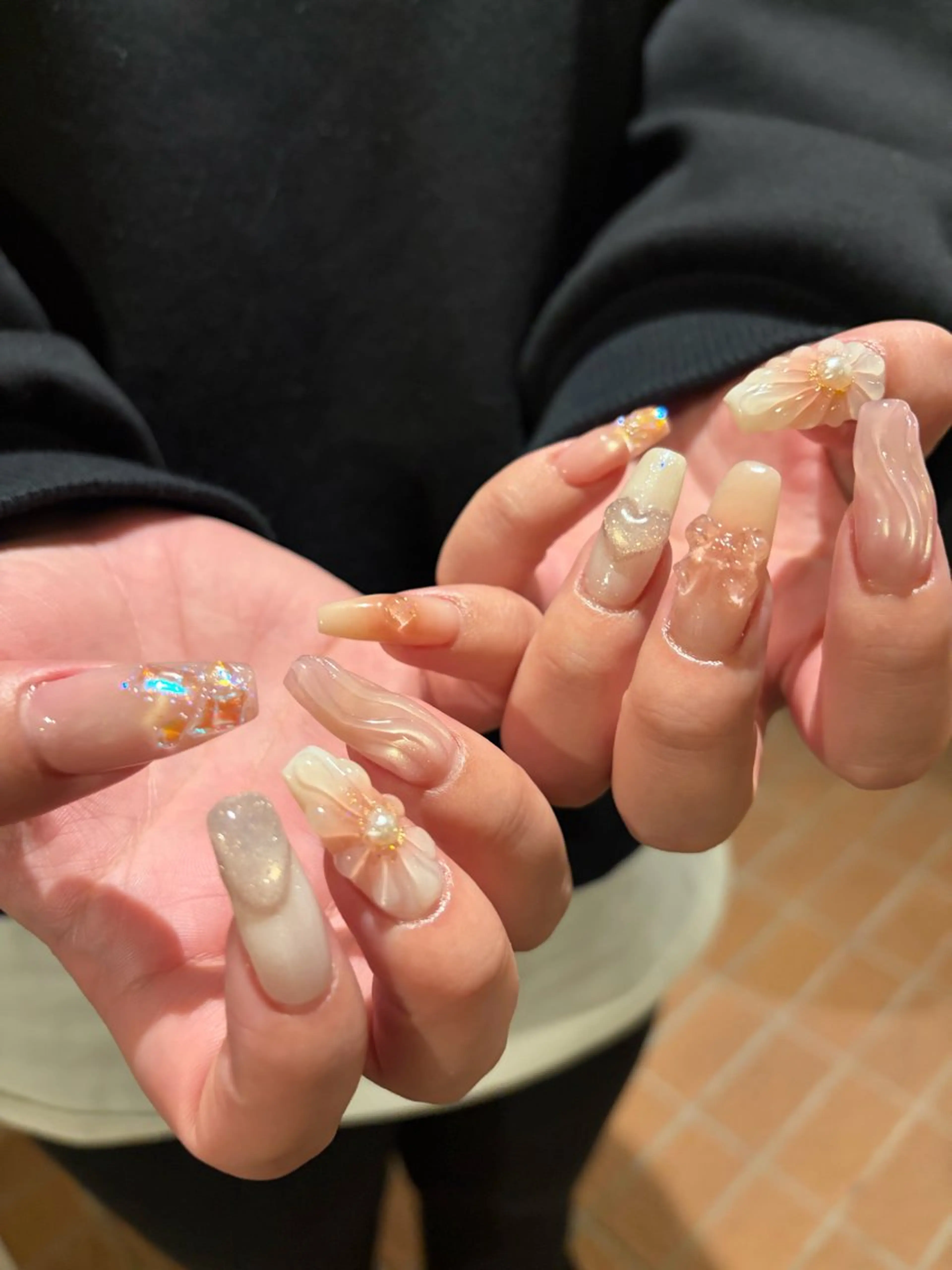 カラー ピンクカラー ハンドネイル ballie／小野原 なつみのネイルデザイン