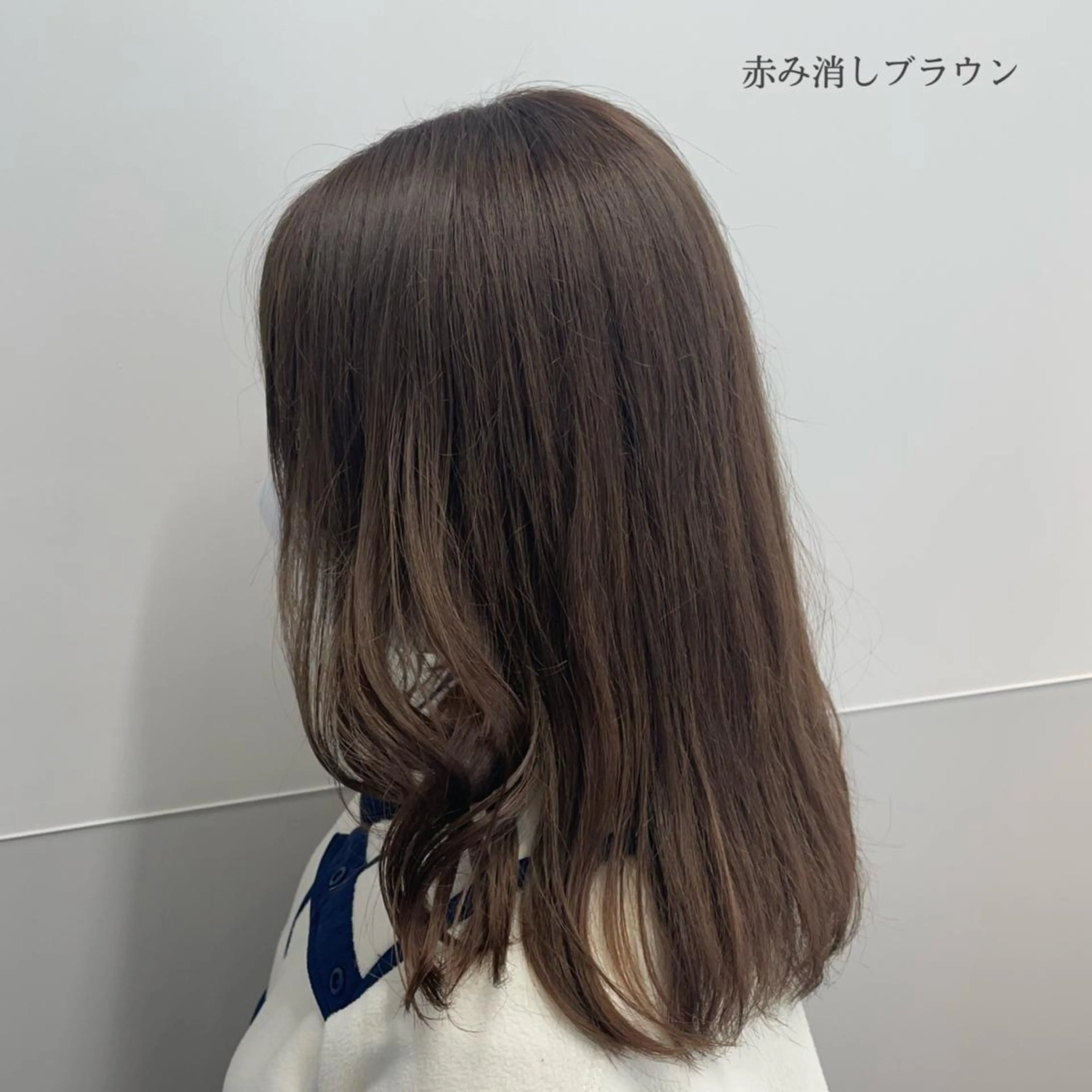 セミロング カラー salowin 柏Suite店所属・SAKI ☺︎のヘアスタイル