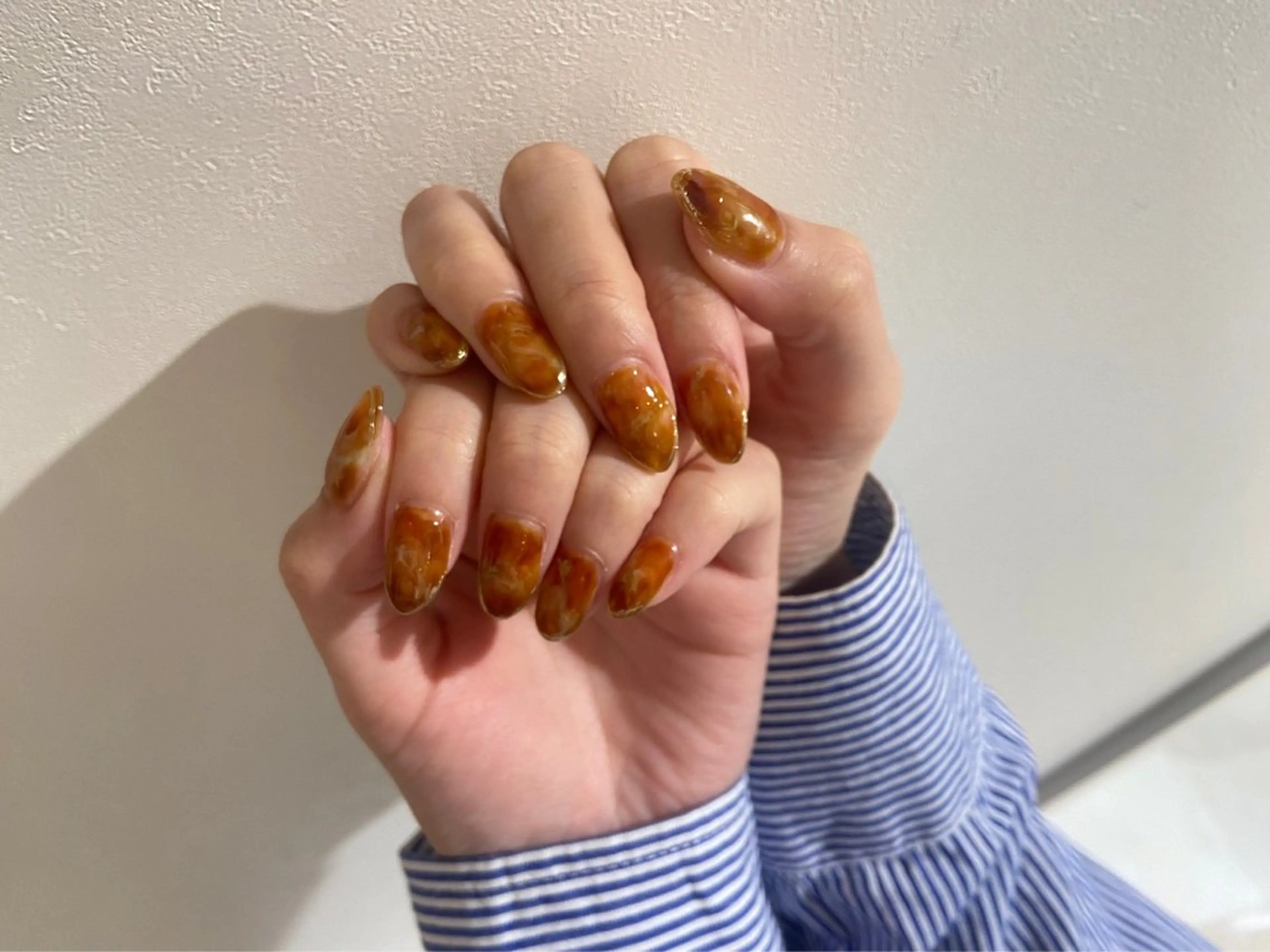 ネイル べっ甲ネイル ニュアンスネイル premiere 錦糸町マルイのネイルデザイン