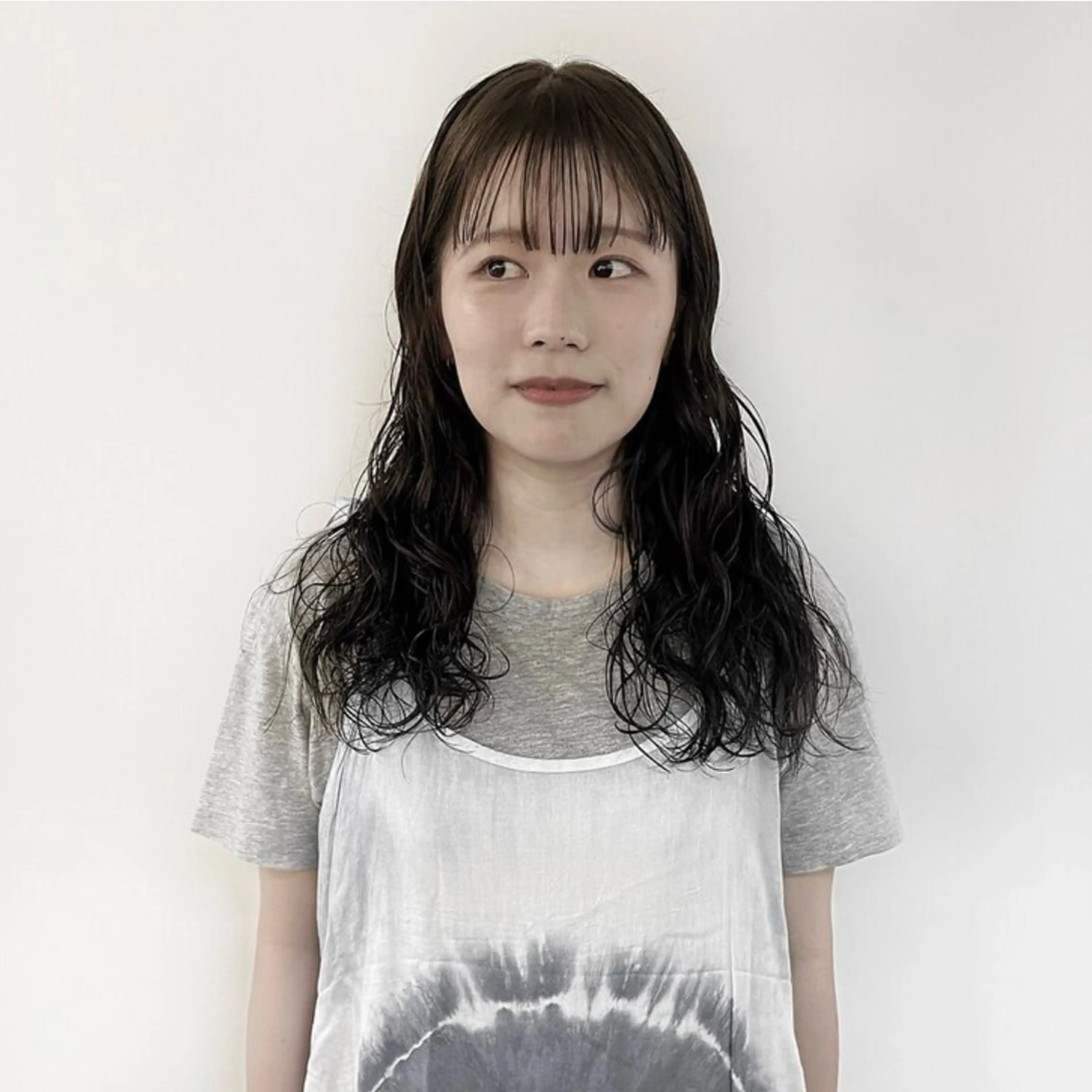 ミディアム ミディアムパーマ 小山夕稀/ニュアンス パーマ/新城のヘアスタイル