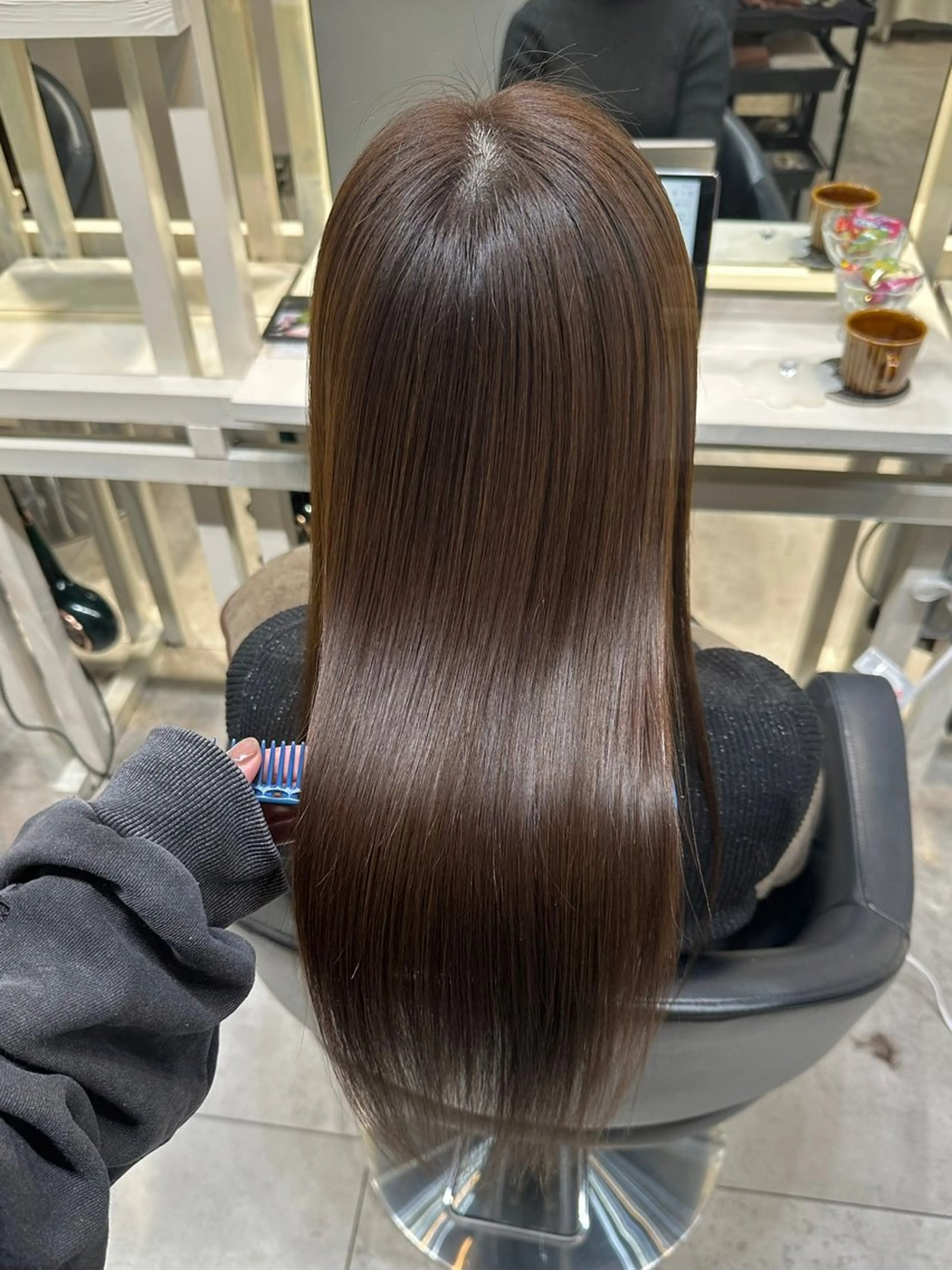 ロング カット 縮毛矯正 トリートメント 透明感カラー/ボブ /佐藤伶のヘアスタイル