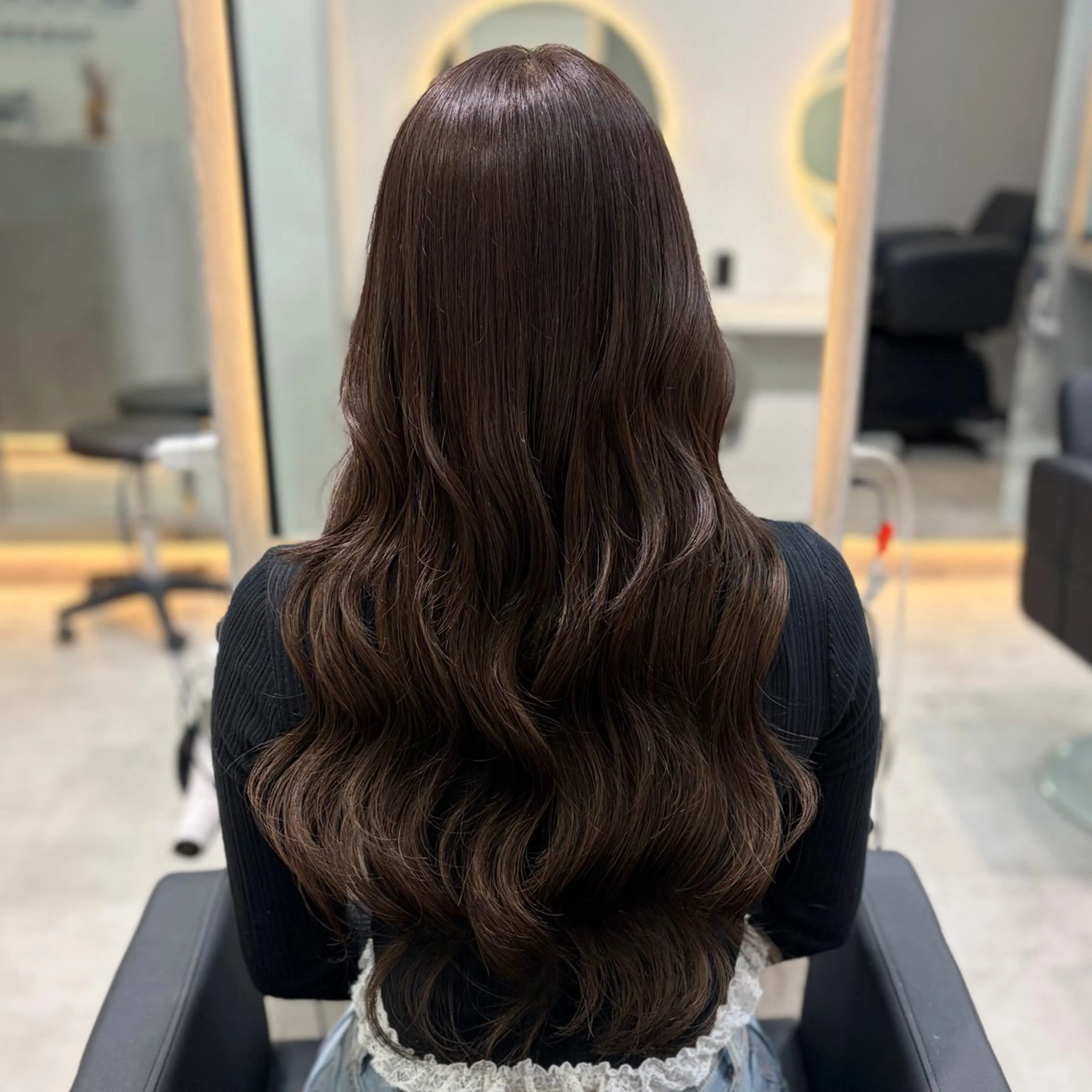 カラー ブラウンカラー モカブラウン エクステ MOMOKA /　Lapis今泉店のヘアスタイル