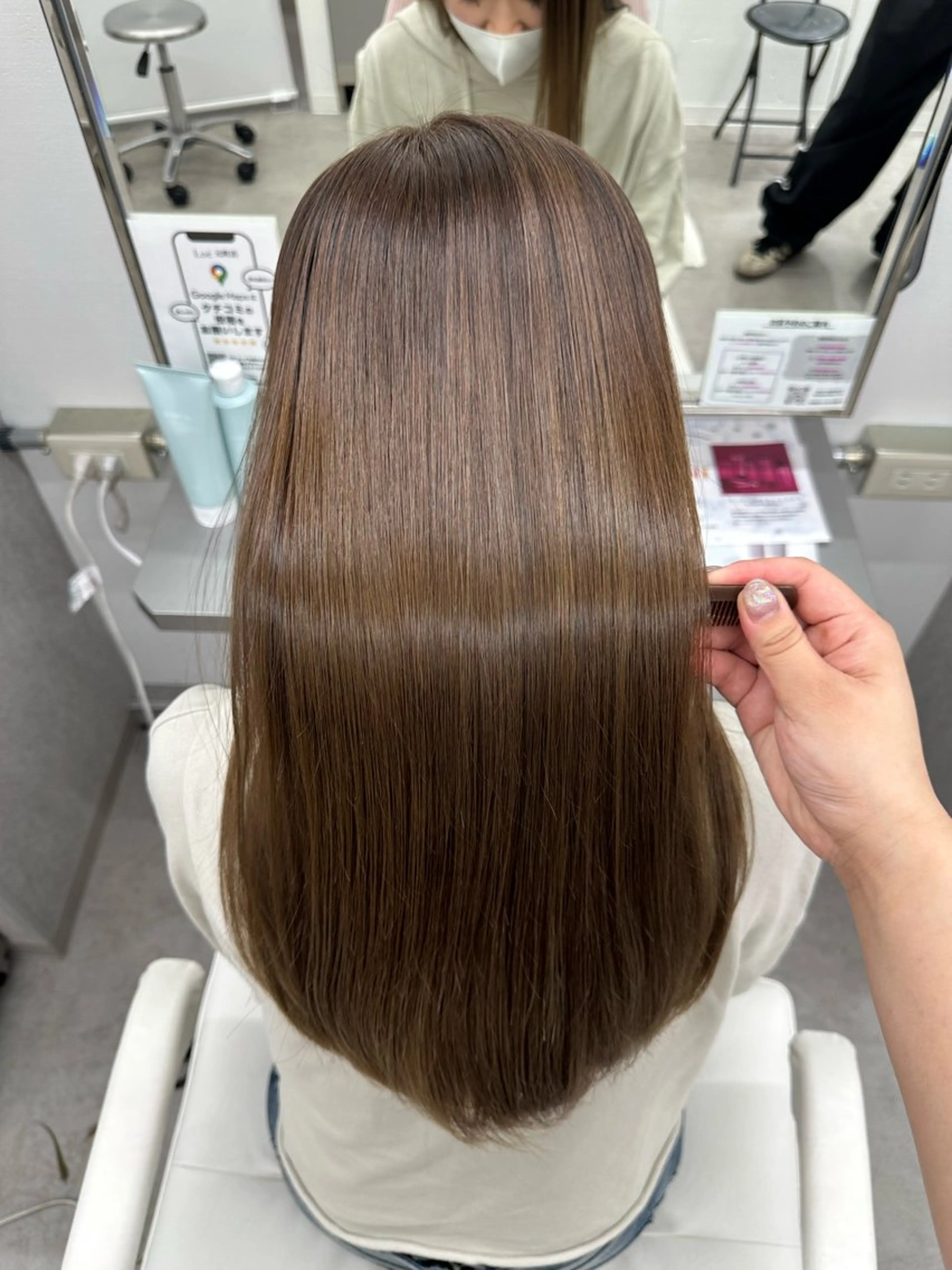 ロング カラー ベージュカラー オリーブベージュ 🌟モデル募集 /さら🩷のヘアスタイル
