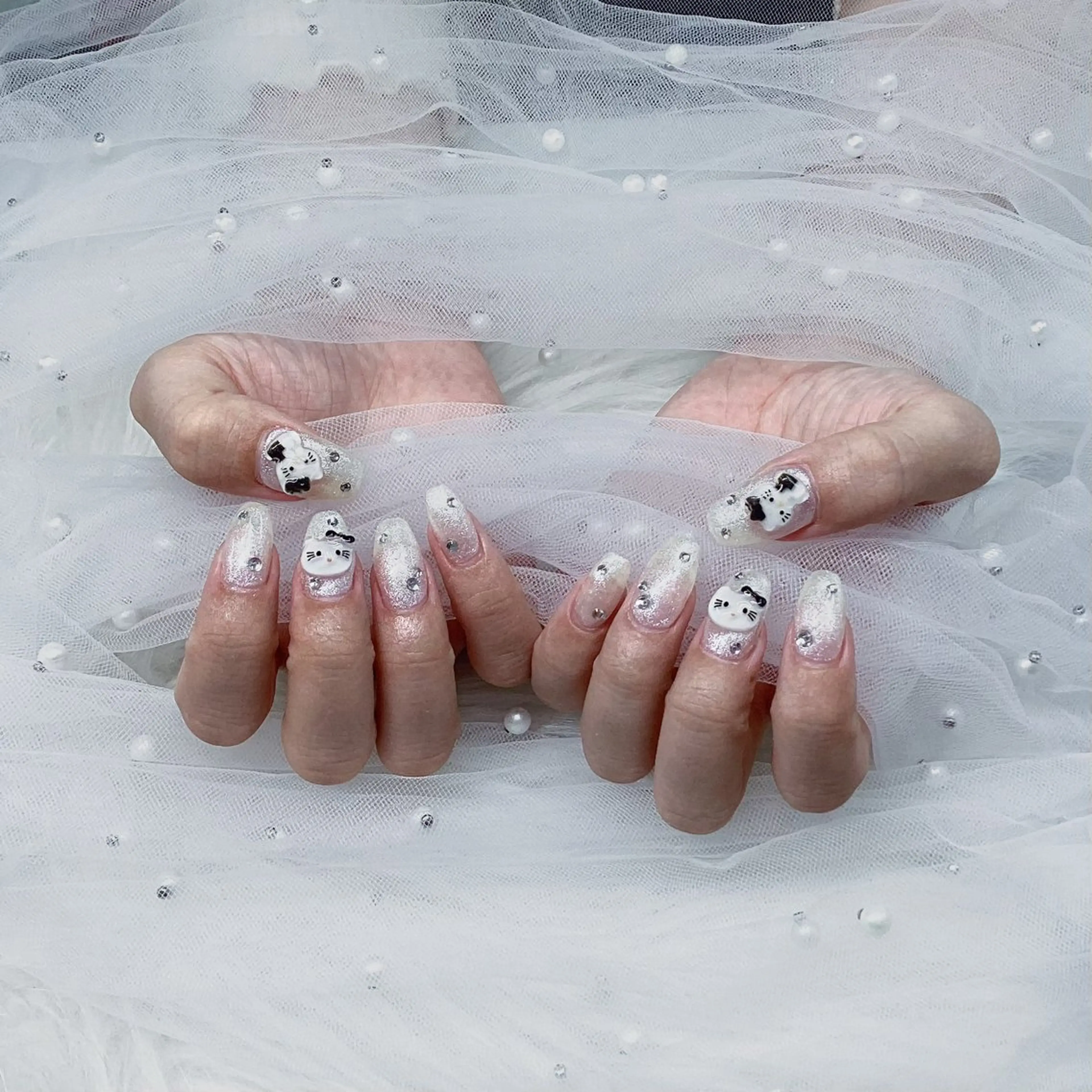 ネイル パーツ全部¥110 サロンミミのネイルデザイン