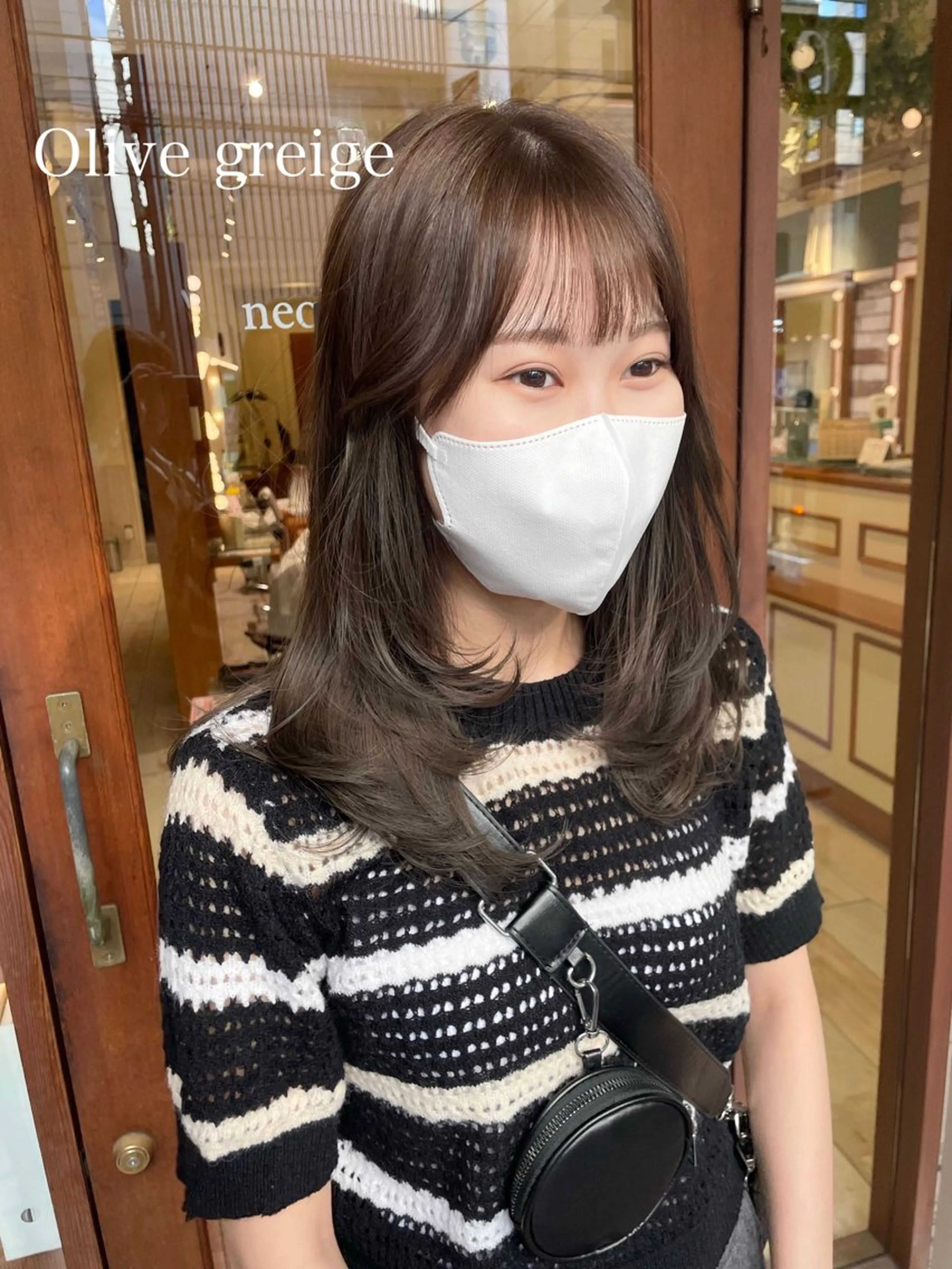 ミディアム カラー 韓国風ヘア 清水　ちひろ ✄トップスタイリストのヘアスタイル