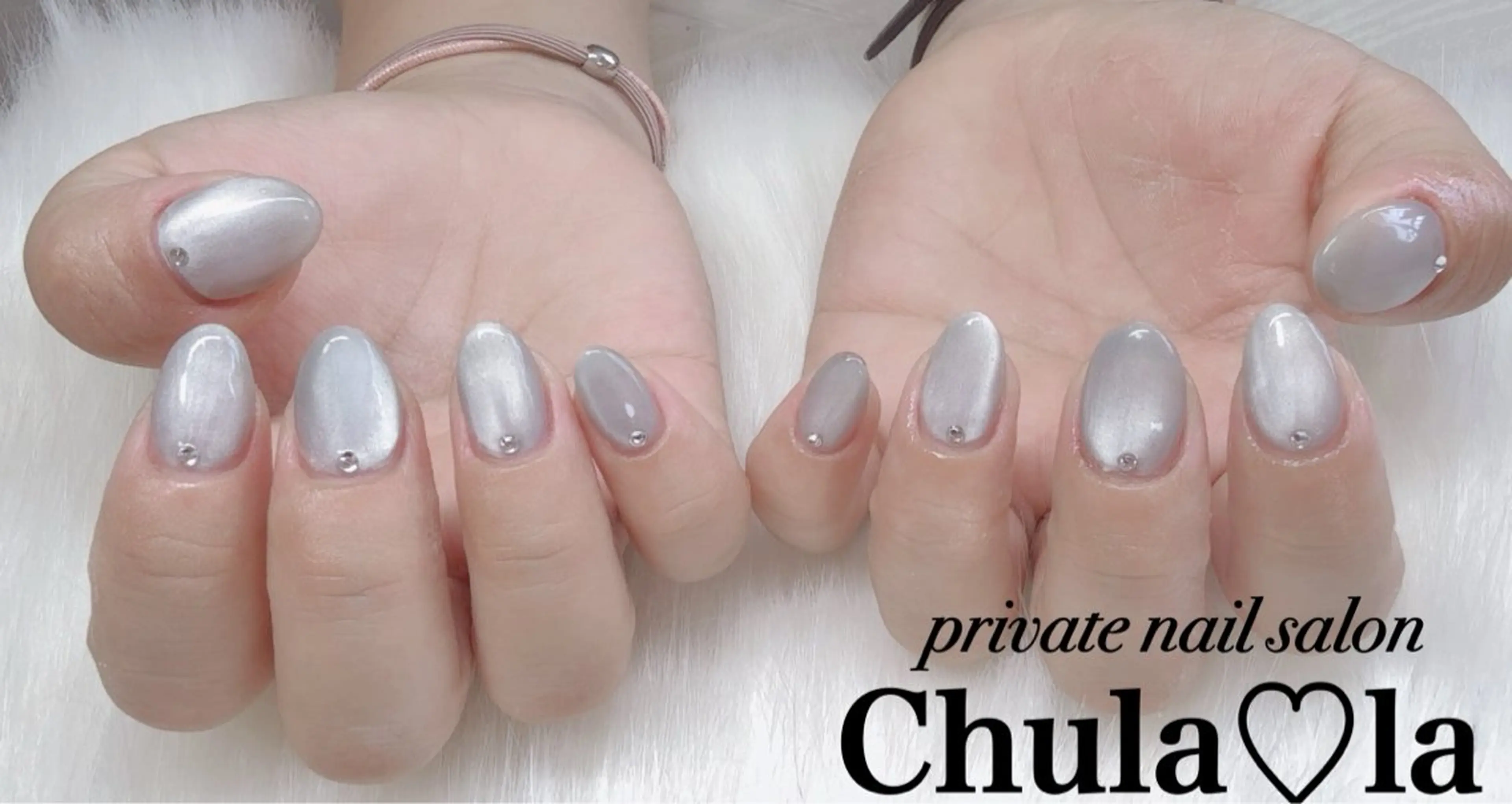 ネイル マグネットネイル ハンドネイル Chula♡la 豊見城市高安のネイルデザイン