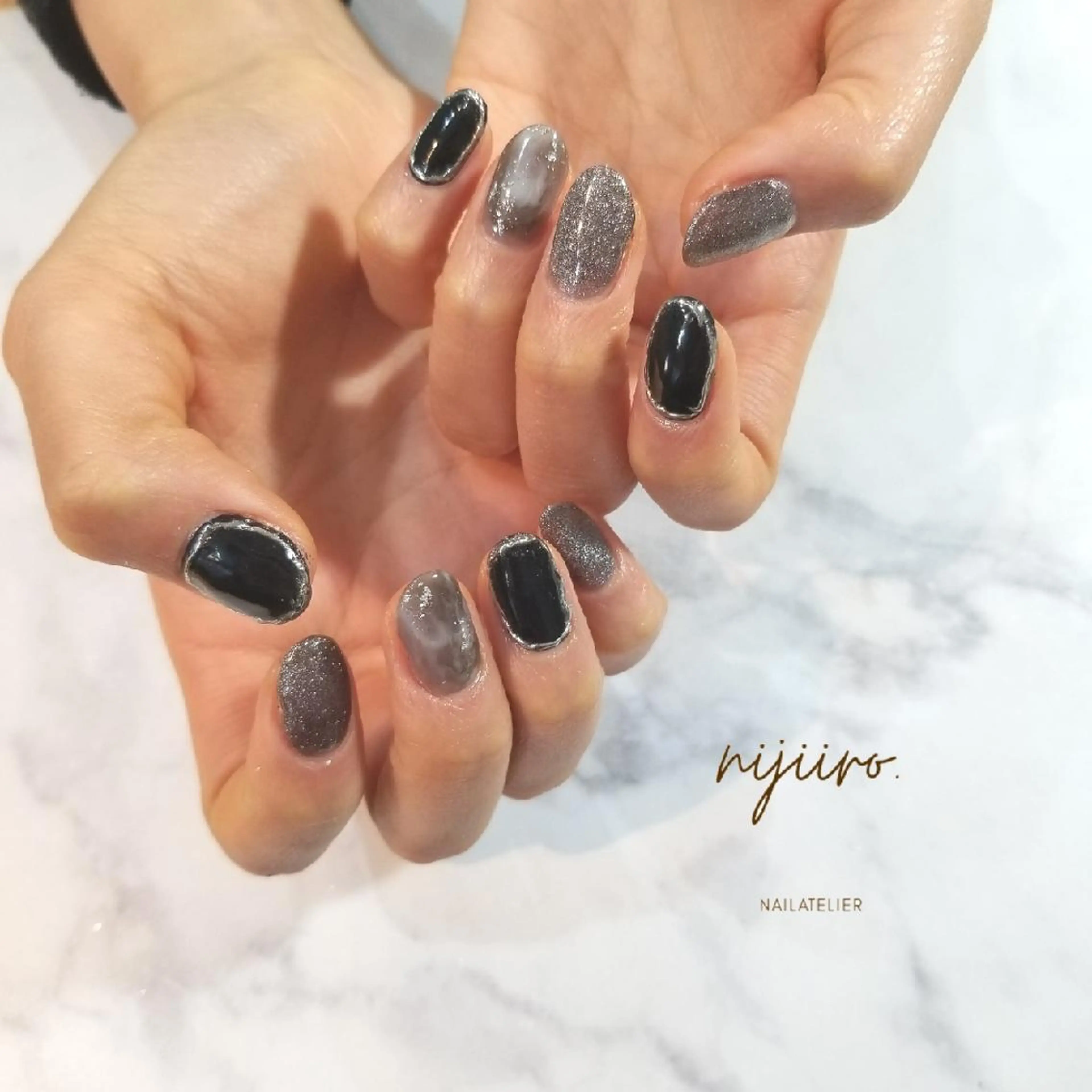 ネイル ニュアンスネイル ハンドネイル nijiiro🌈 サトウのネイルデザイン