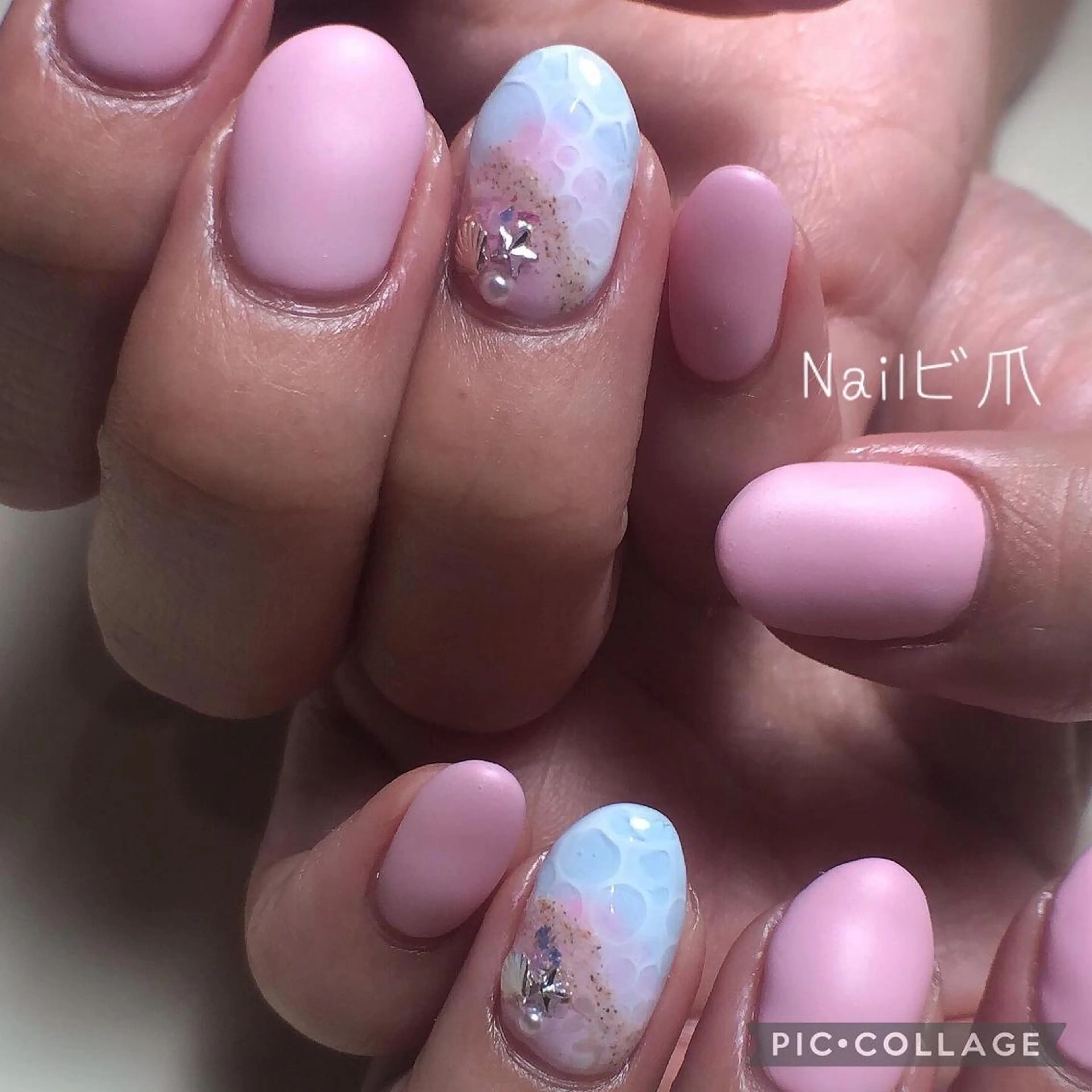 ネイル パステルネイル Nail ビ爪のネイルデザイン