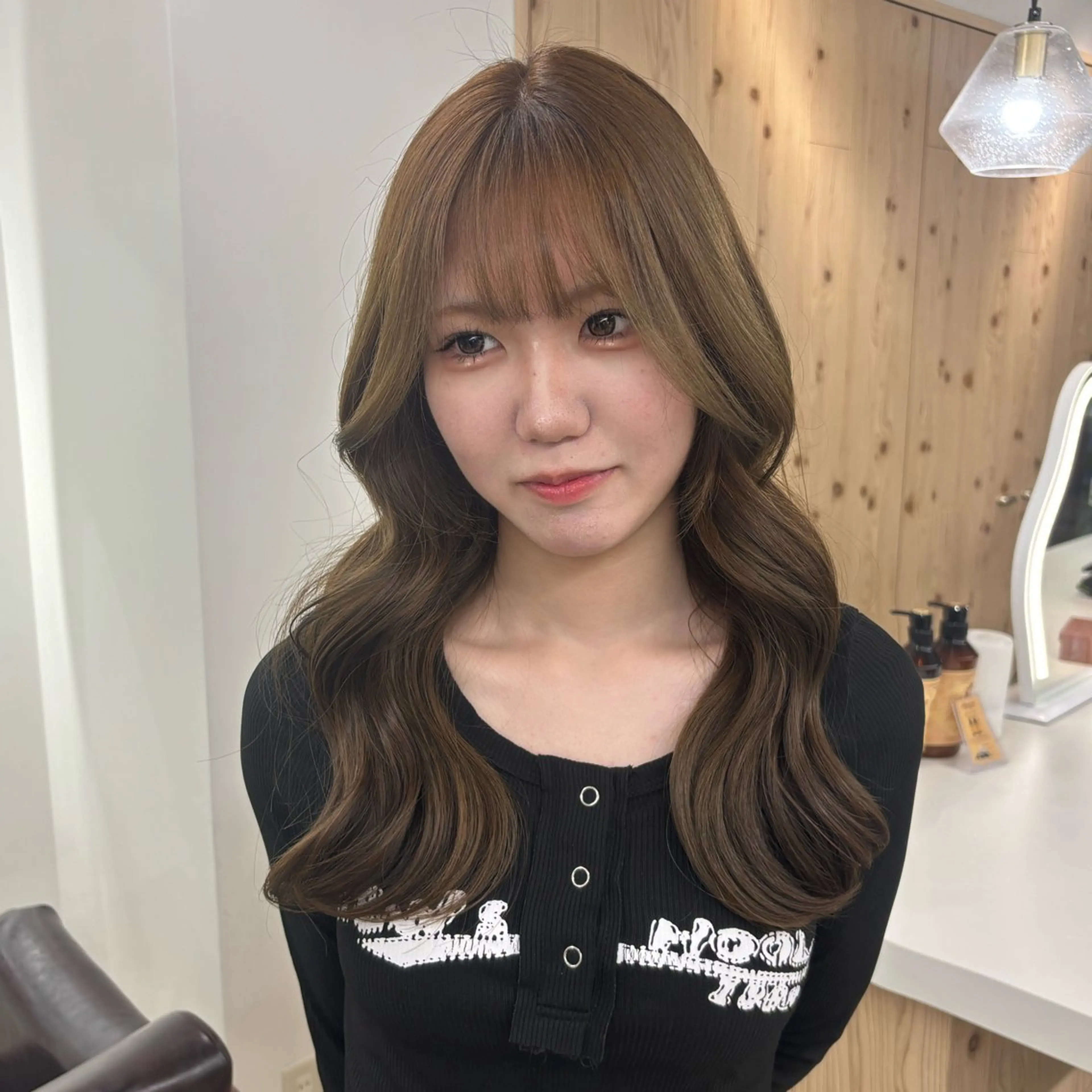 ロング カラー ヘアカラー トリートメント Ameri所属・艶髪／韓国ヘア🎀 Kanon︎︎⁺.のヘアスタイル