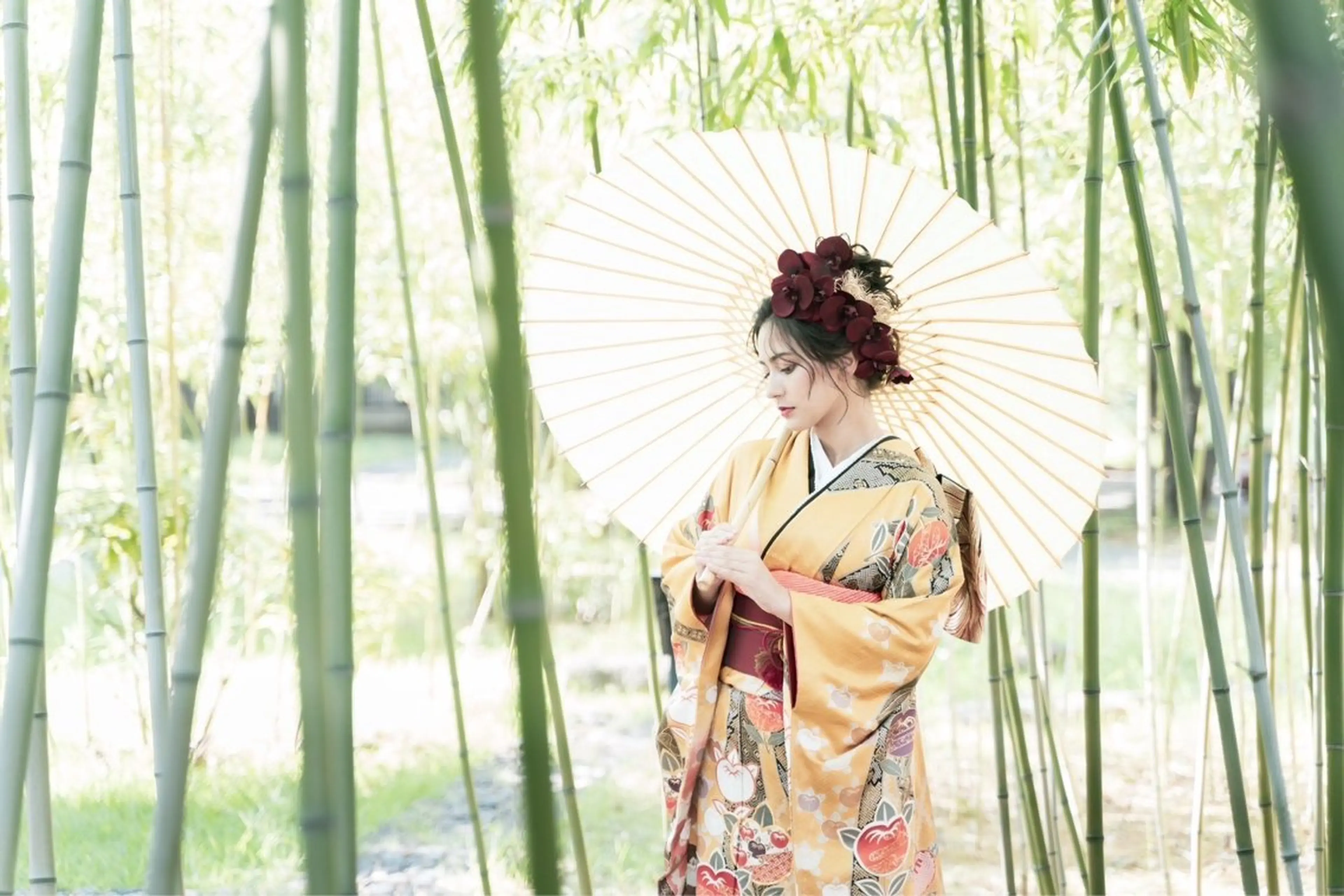 ヘアアレンジ 成人式 ヘアセット 《カメレオン》 西田美輝のヘアスタイル