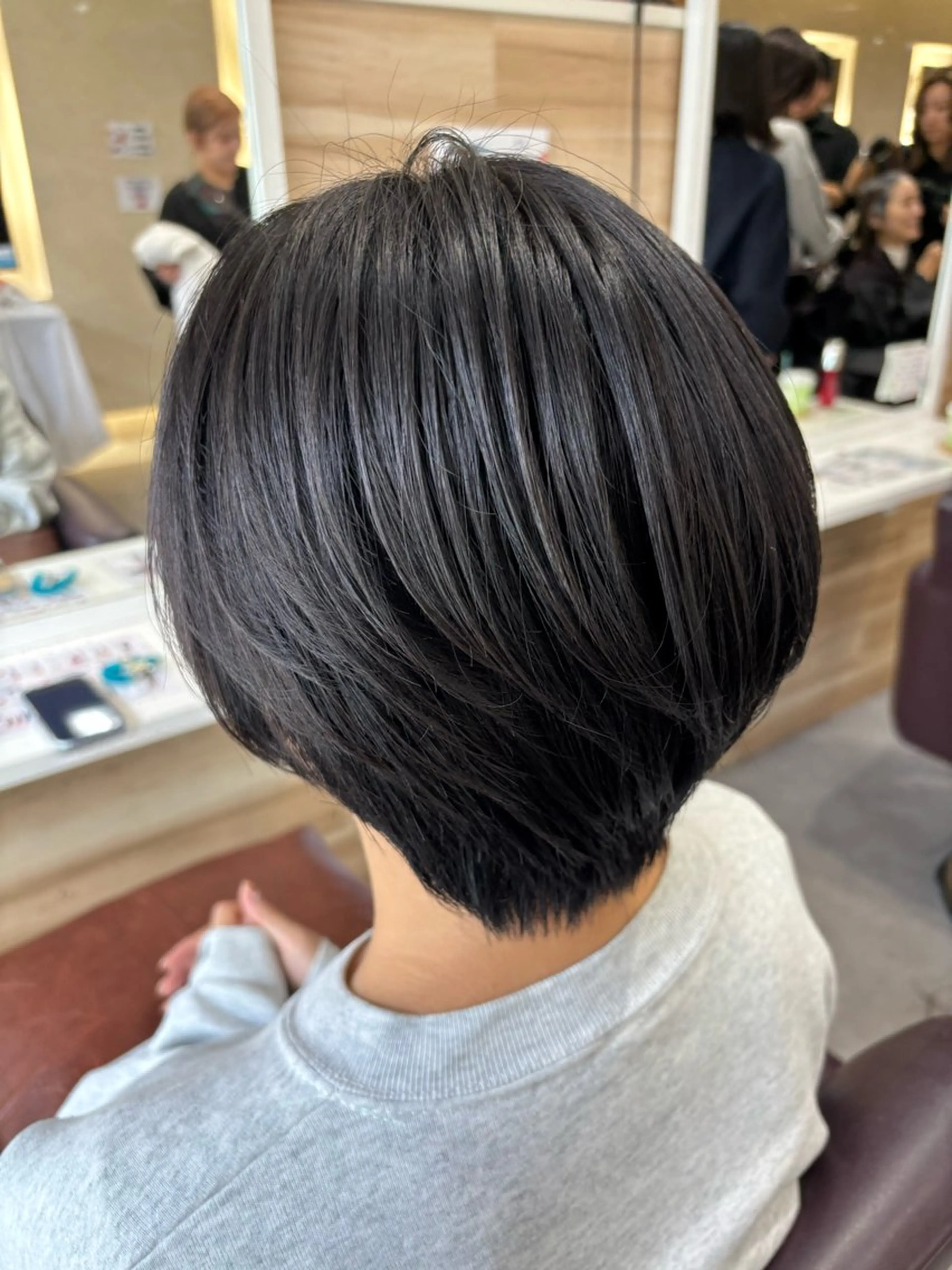 ショート カット ヘッドスパ 長岡 明音のヘアスタイル