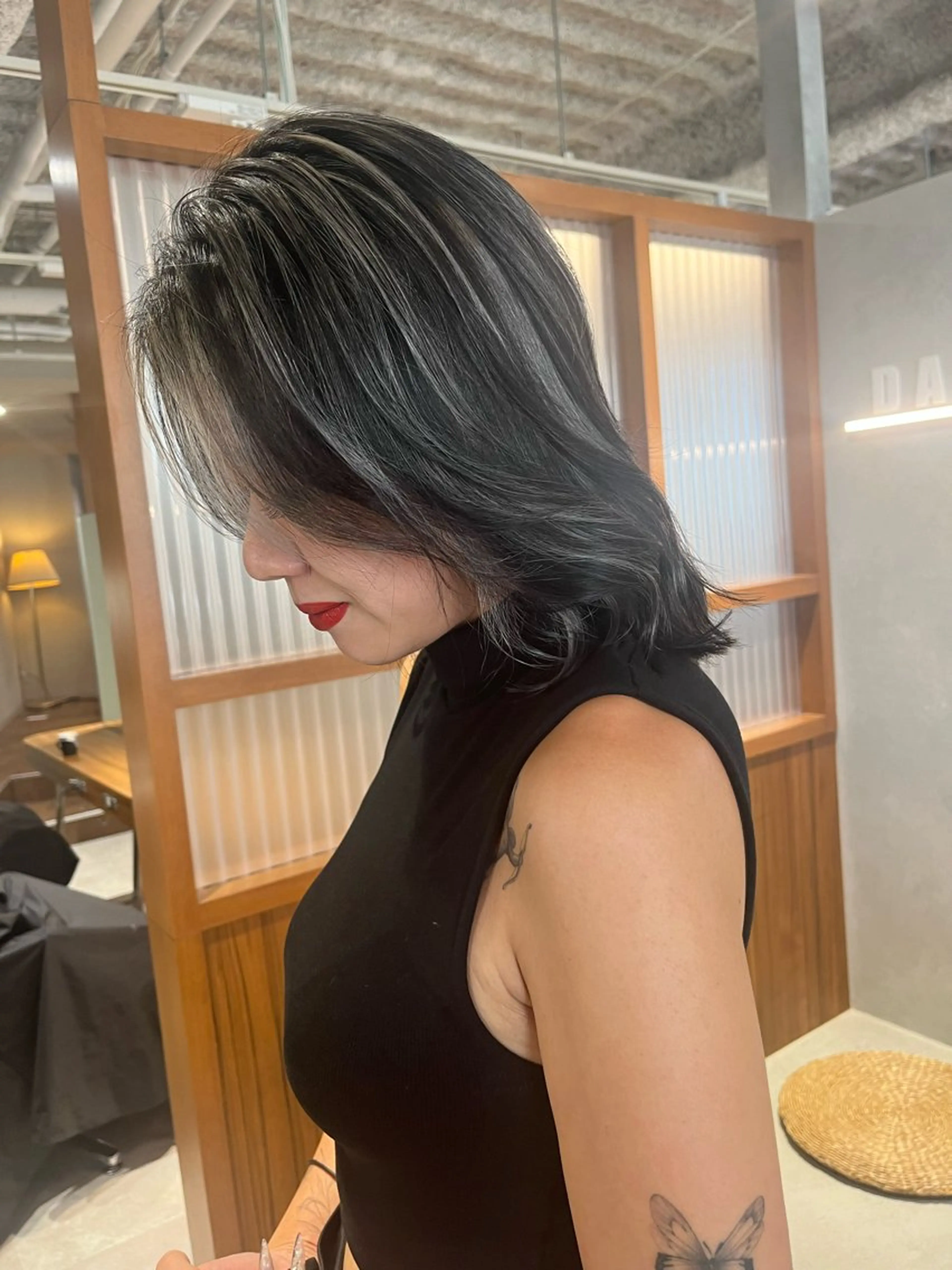 ミディアム カラー ヘアカラー トリートメント 【代表】高山 一真のヘアスタイル