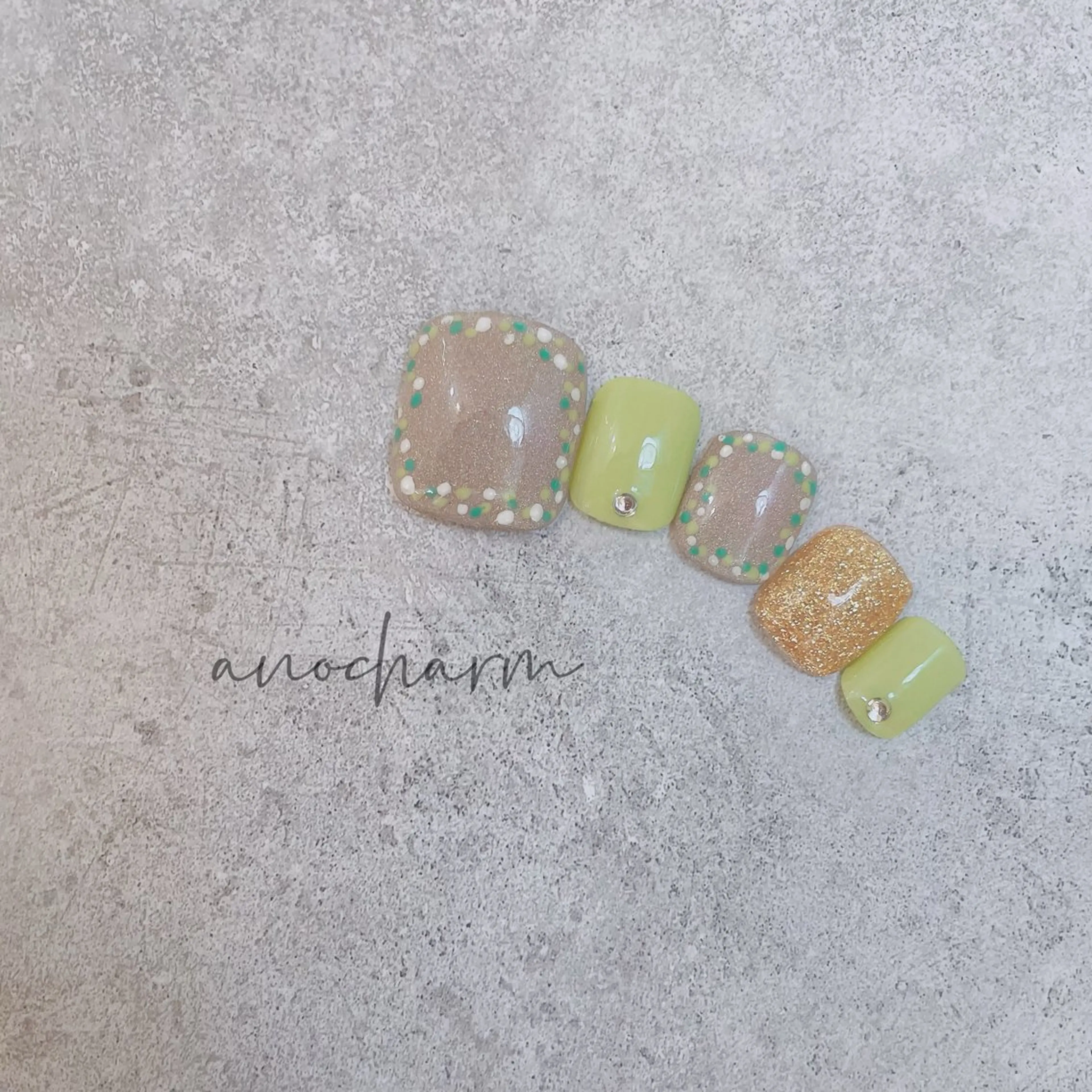 ネイル フットネイル anocharm _annaのマツエク・マツパデザイン