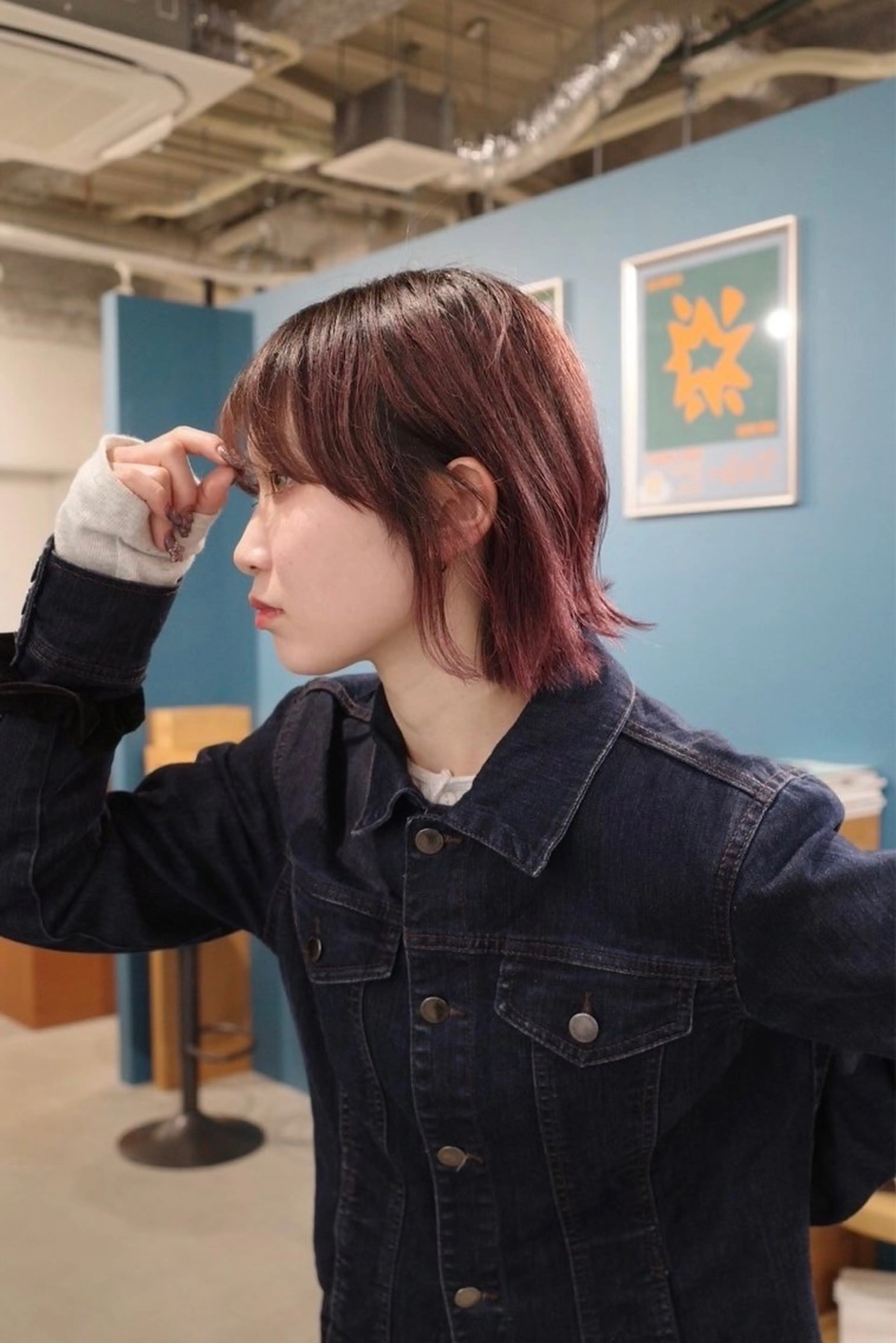 ミディアム カラー ヘアカラー 【カットモデル募集】 Yoh-/HABUのヘアスタイル