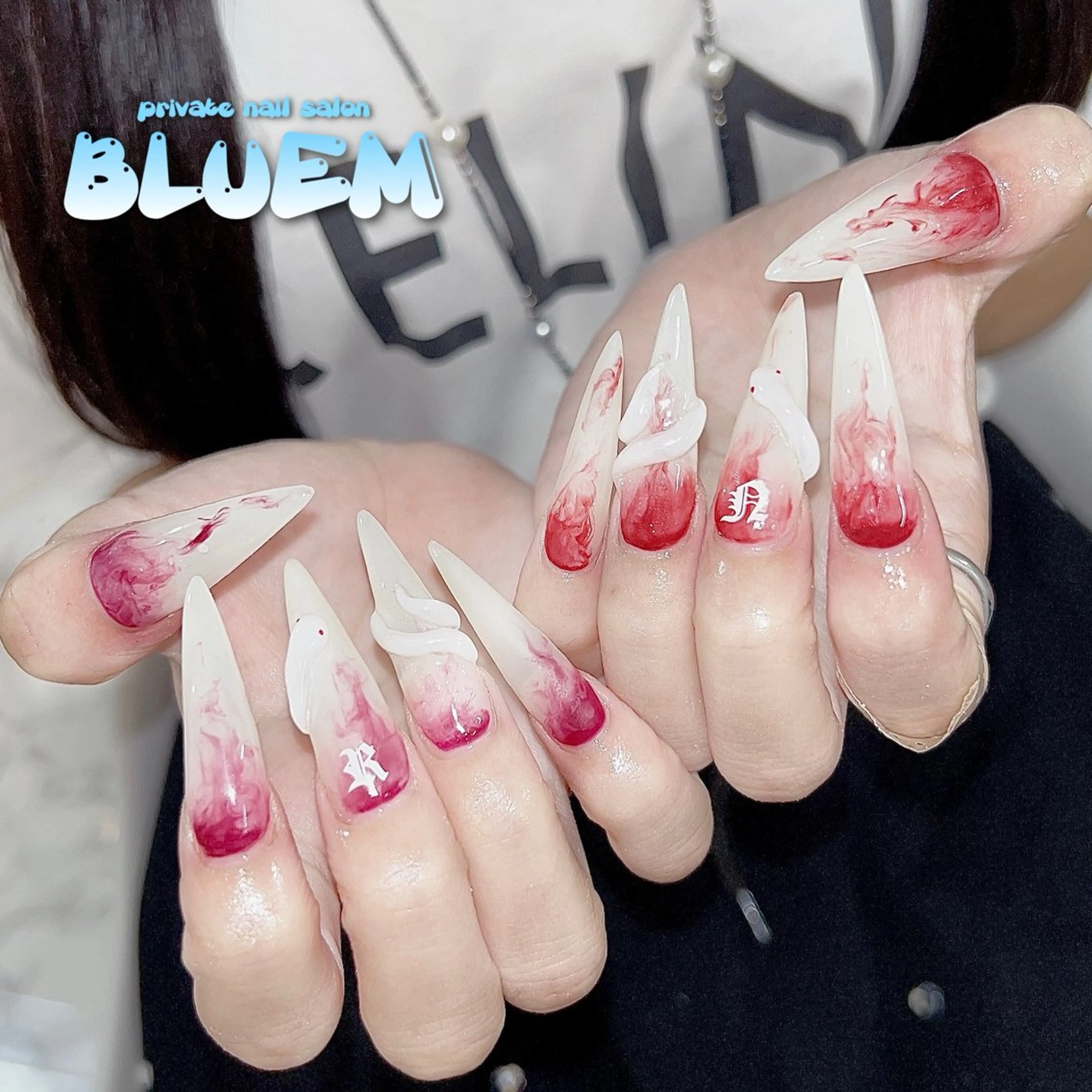 ネイル ハンドネイル BLUEM なな🐶のネイルデザイン