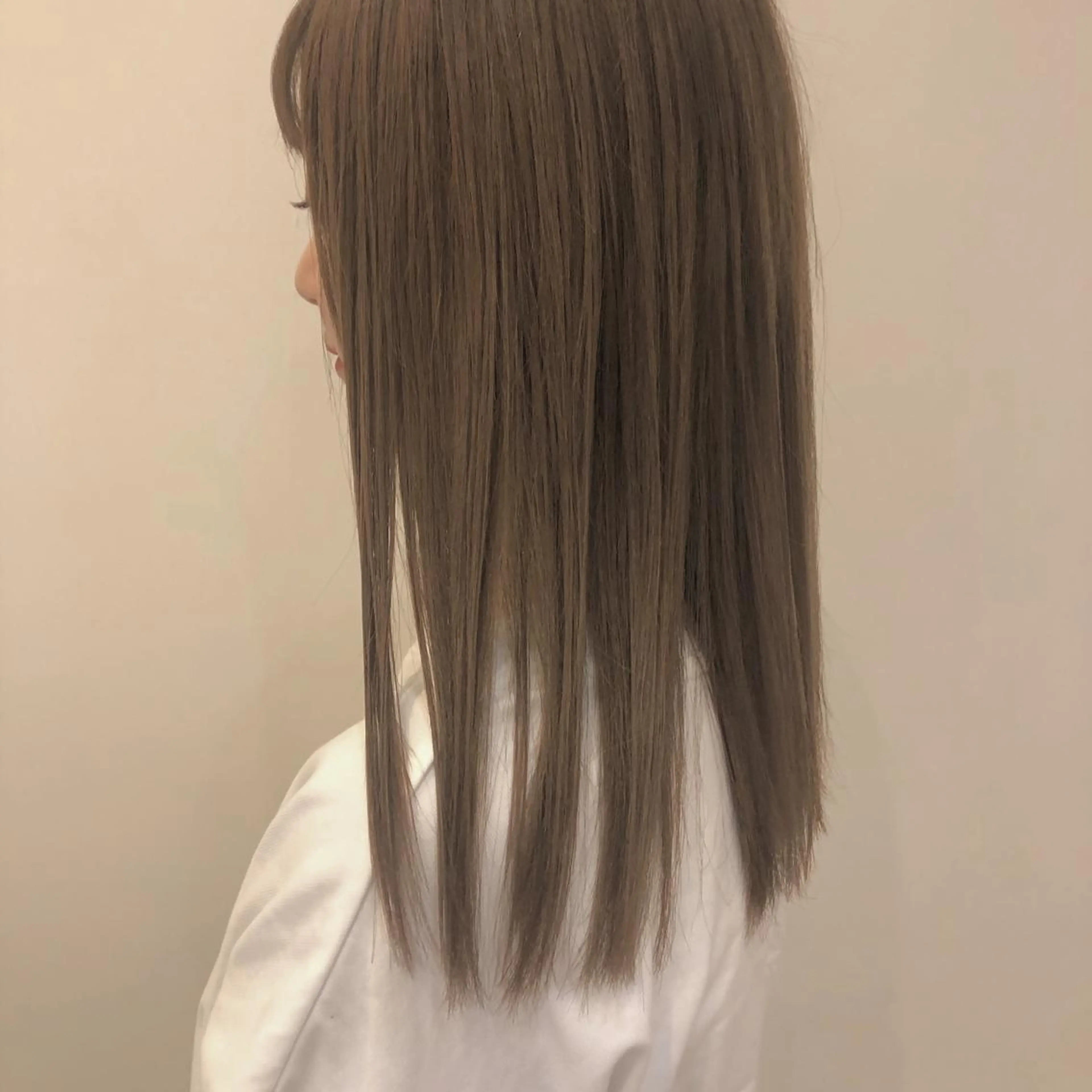 セミロング カラー ベージュカラー 艶髪／シールエクステ 🌻ノゾミ🌻のヘアスタイル