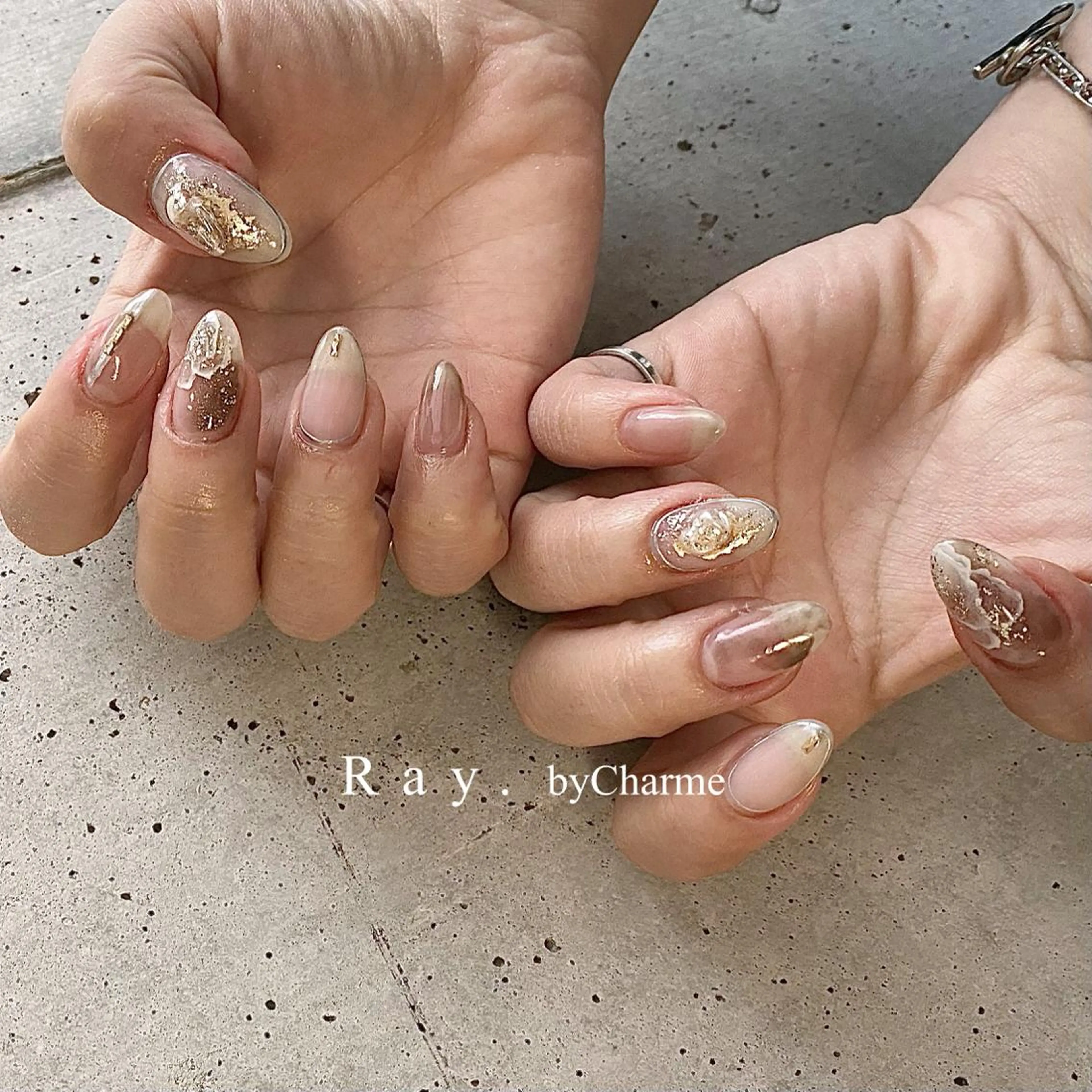 ネイル Ray. ／綺麗目ニュアンスのネイルデザイン