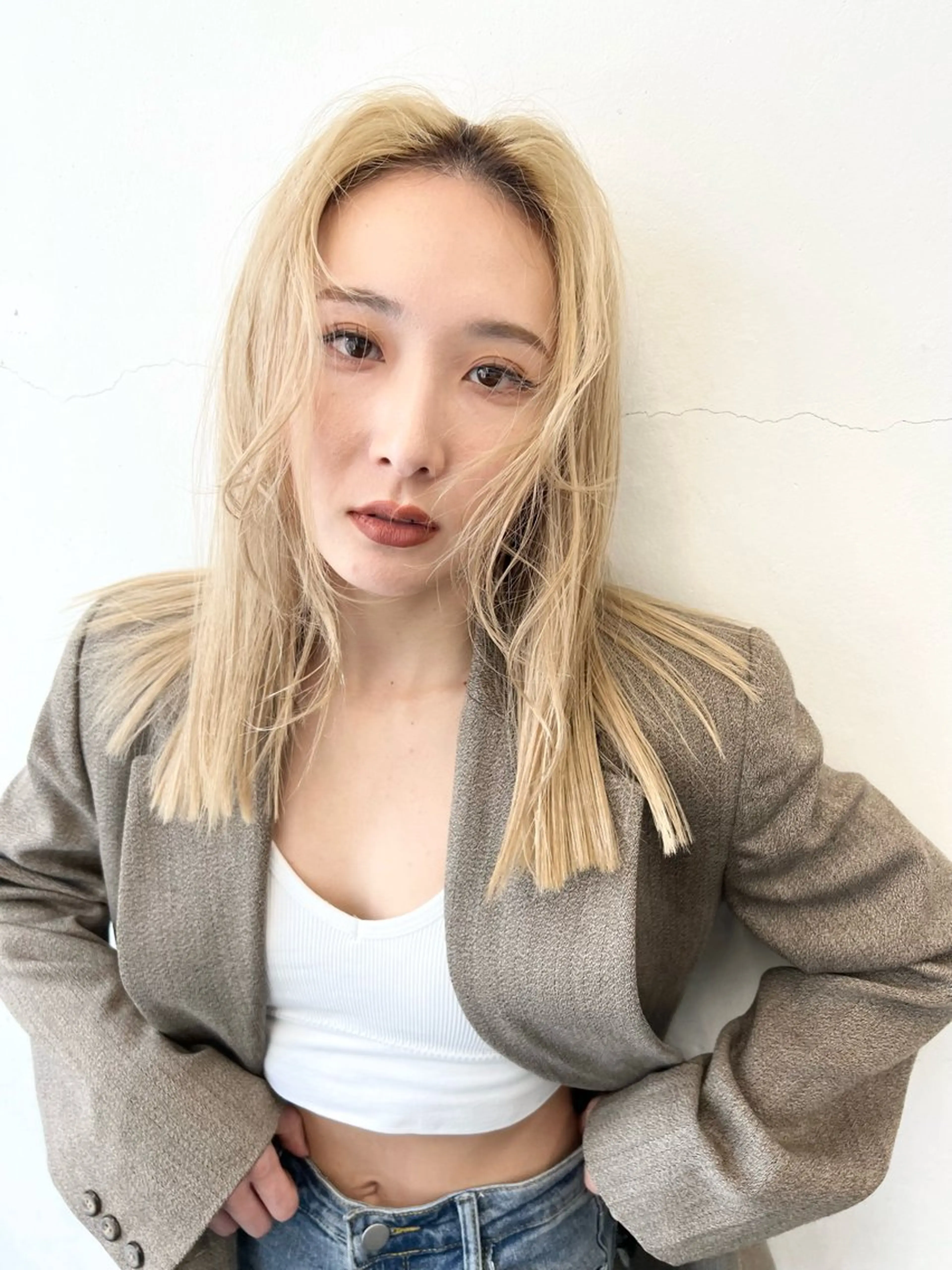 セミロング カラー HARU//原宿🤍 リピート率NO.1のヘアスタイル