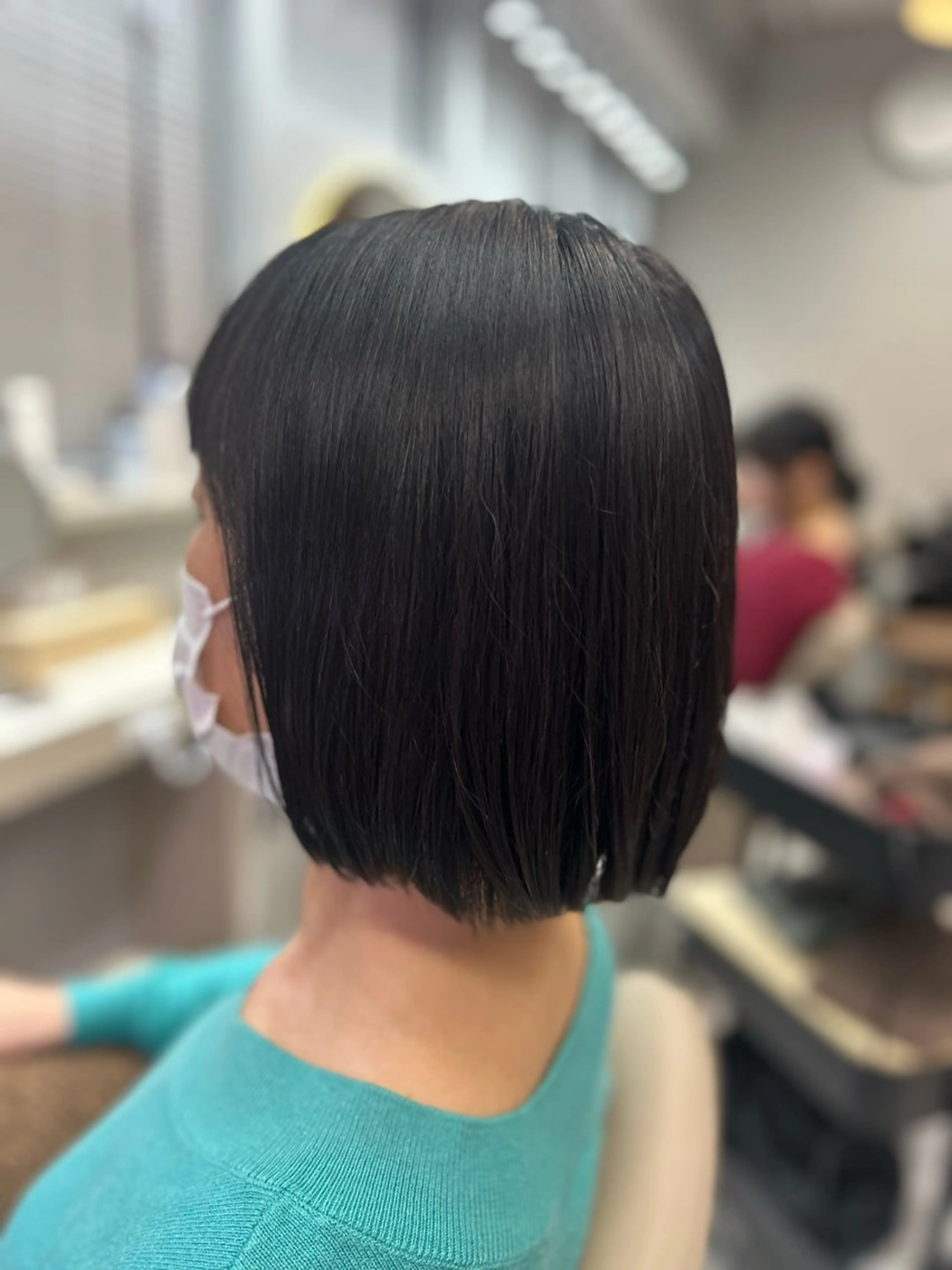 ショート ワンレンボブ ボブ カット 池田 太一のヘアスタイル