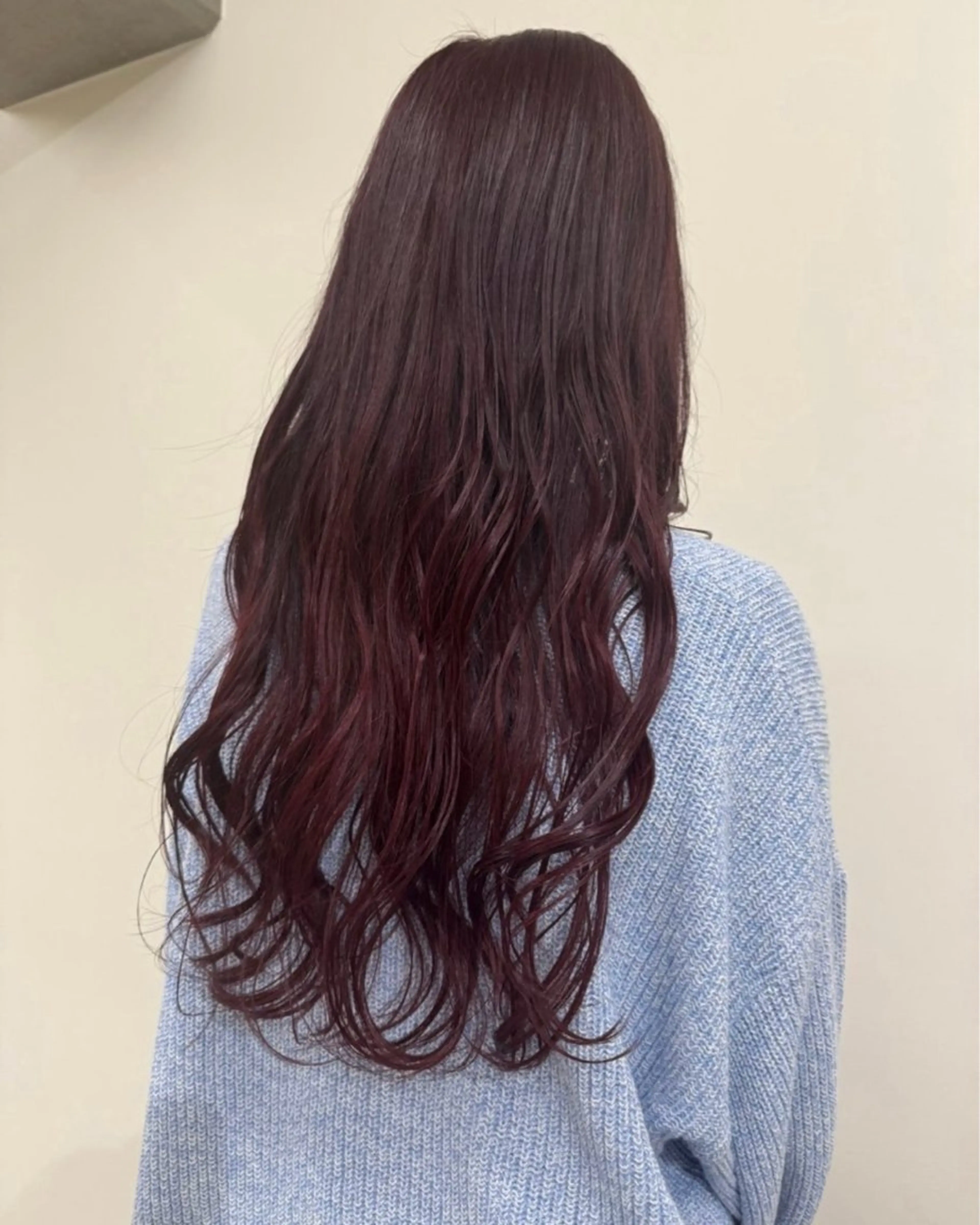 ロング カラー ゆ う あのヘアスタイル