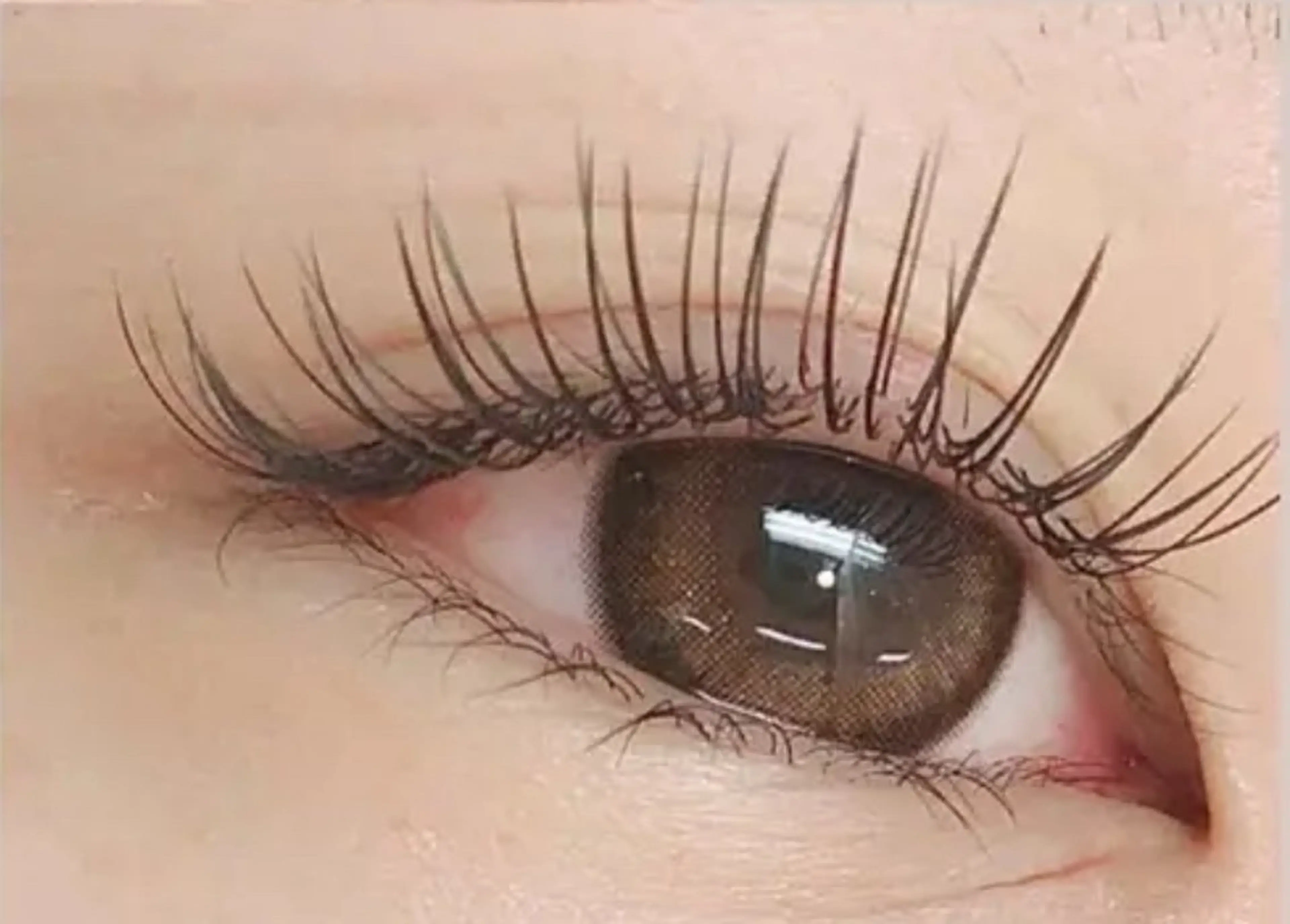 【モデル】ボリュームフラットラッシュ100本(LED変更1100円)の写真