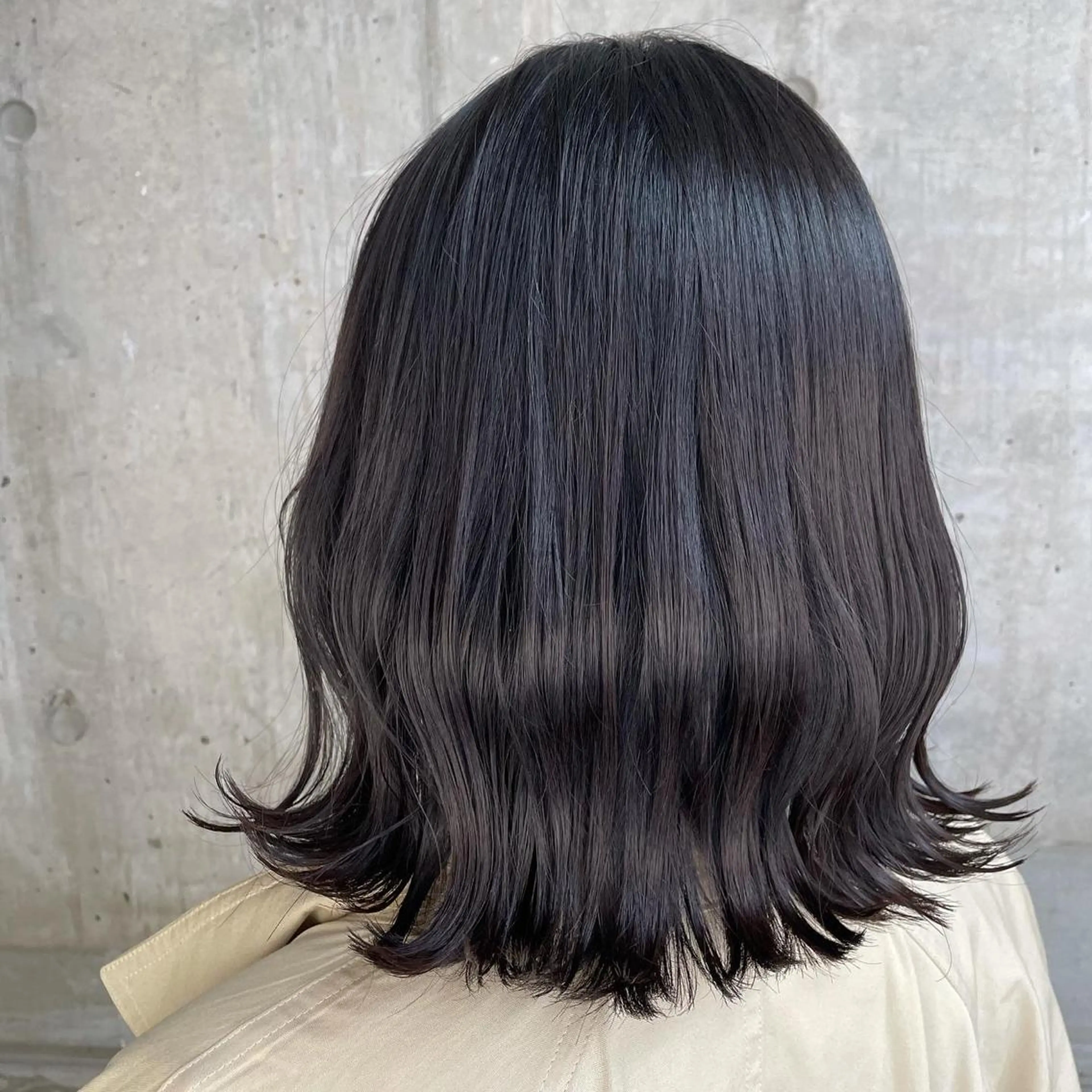 ミディアム カラー ヘアアレンジ 縮毛矯正/髪質改善/ ブリーチ毛/木元渓太のヘアスタイル