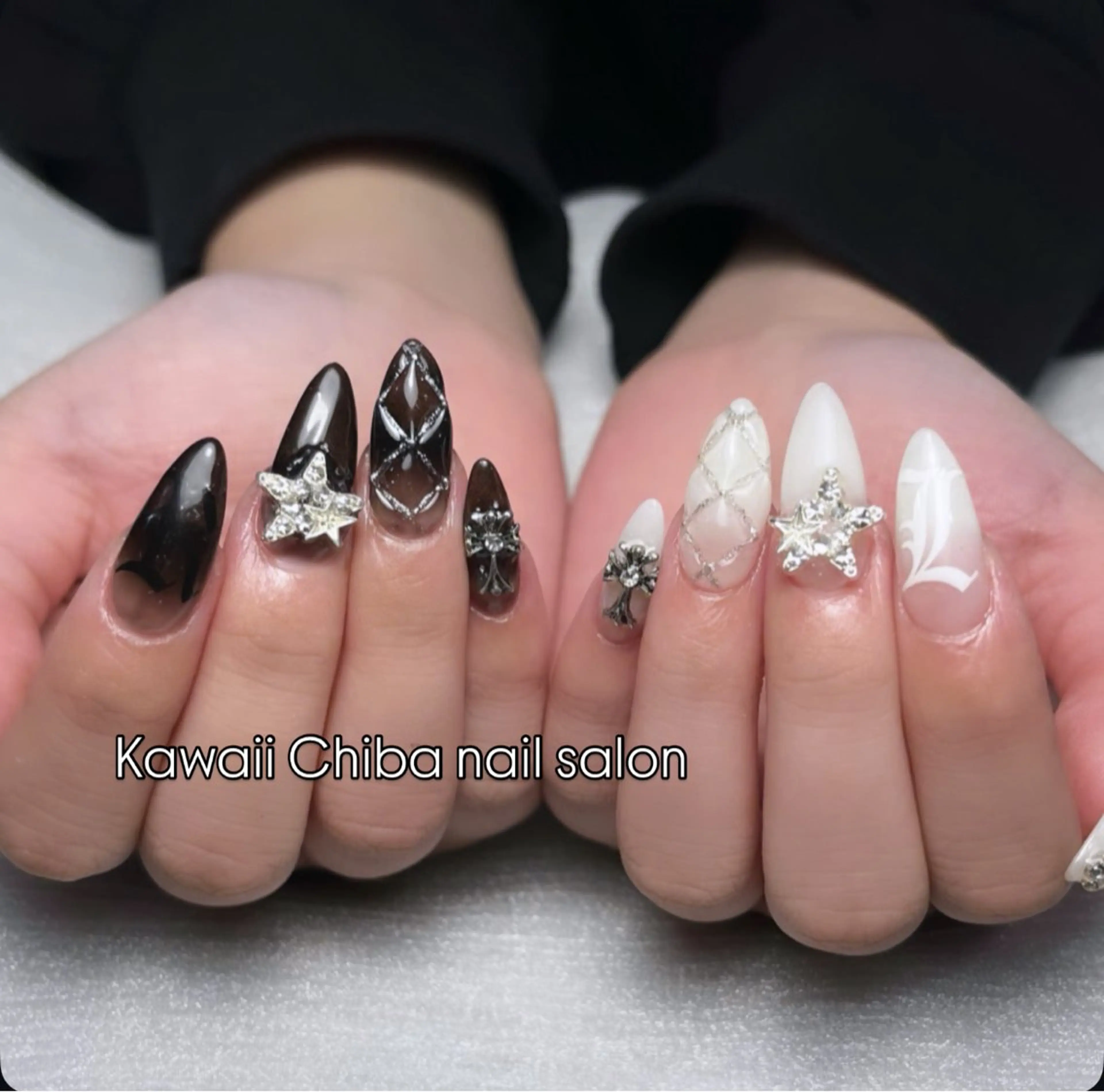 ネイル アートネイル 桜ネイル フラワーネイル ジェルネイル ガーリー ハンドネイル ハンドケア Kawaii Chiba nailのネイルデザイン