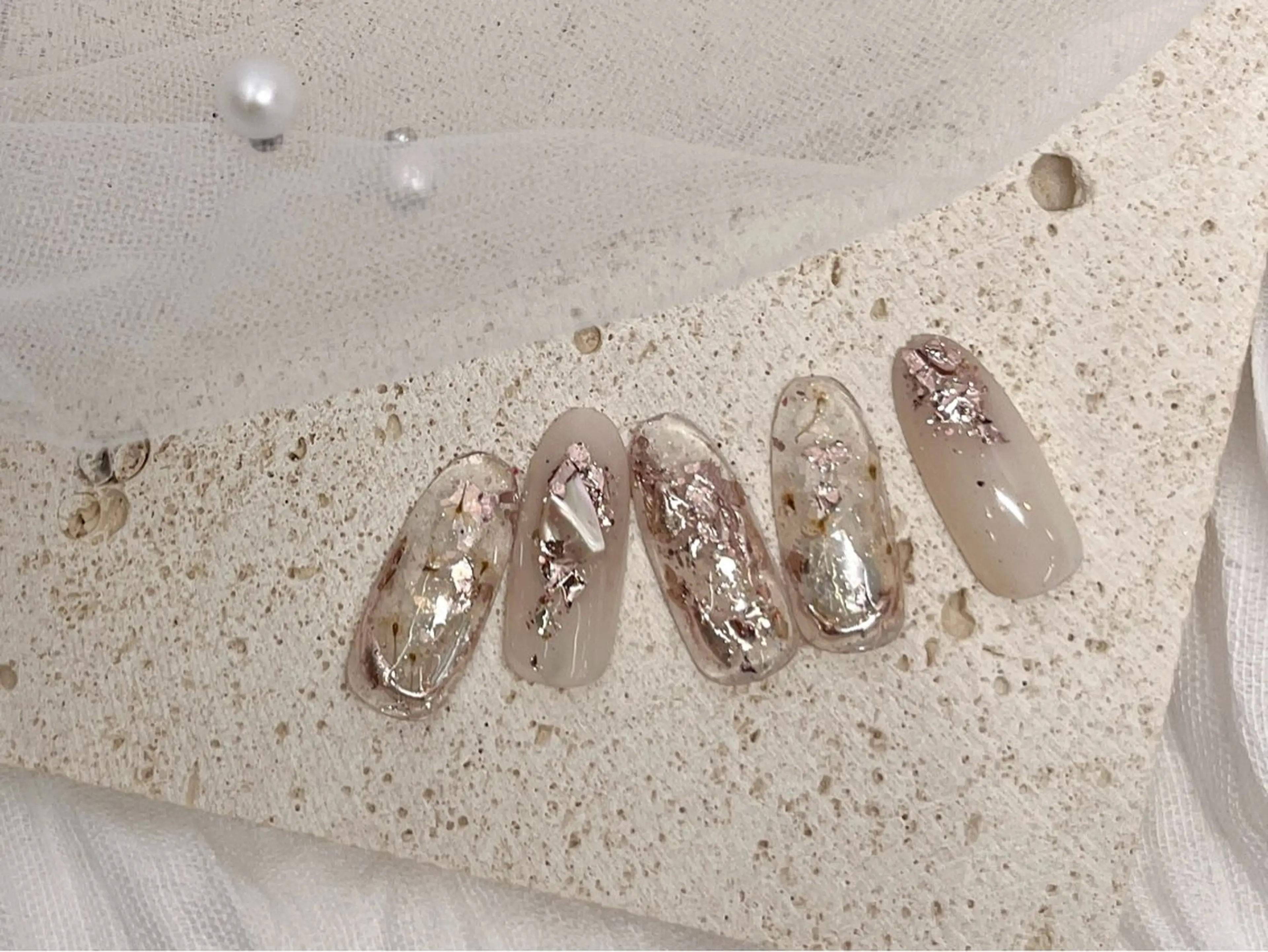 ネイル キラキラネイル ハンドネイル NailSalon CutiePutiのネイルデザイン