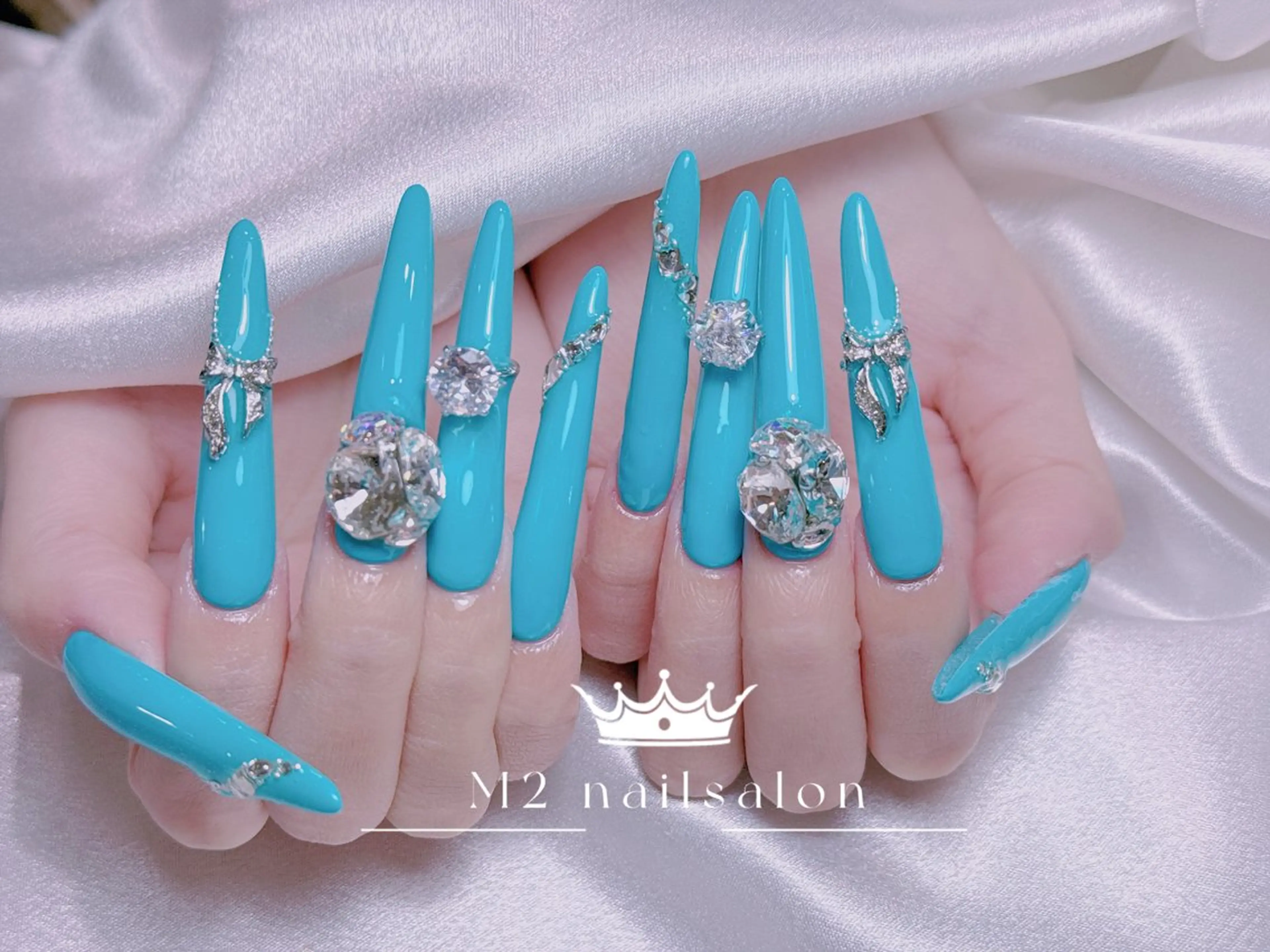 ネイル ハンドネイル 長さだし専門店 M2　rikaのネイルデザイン