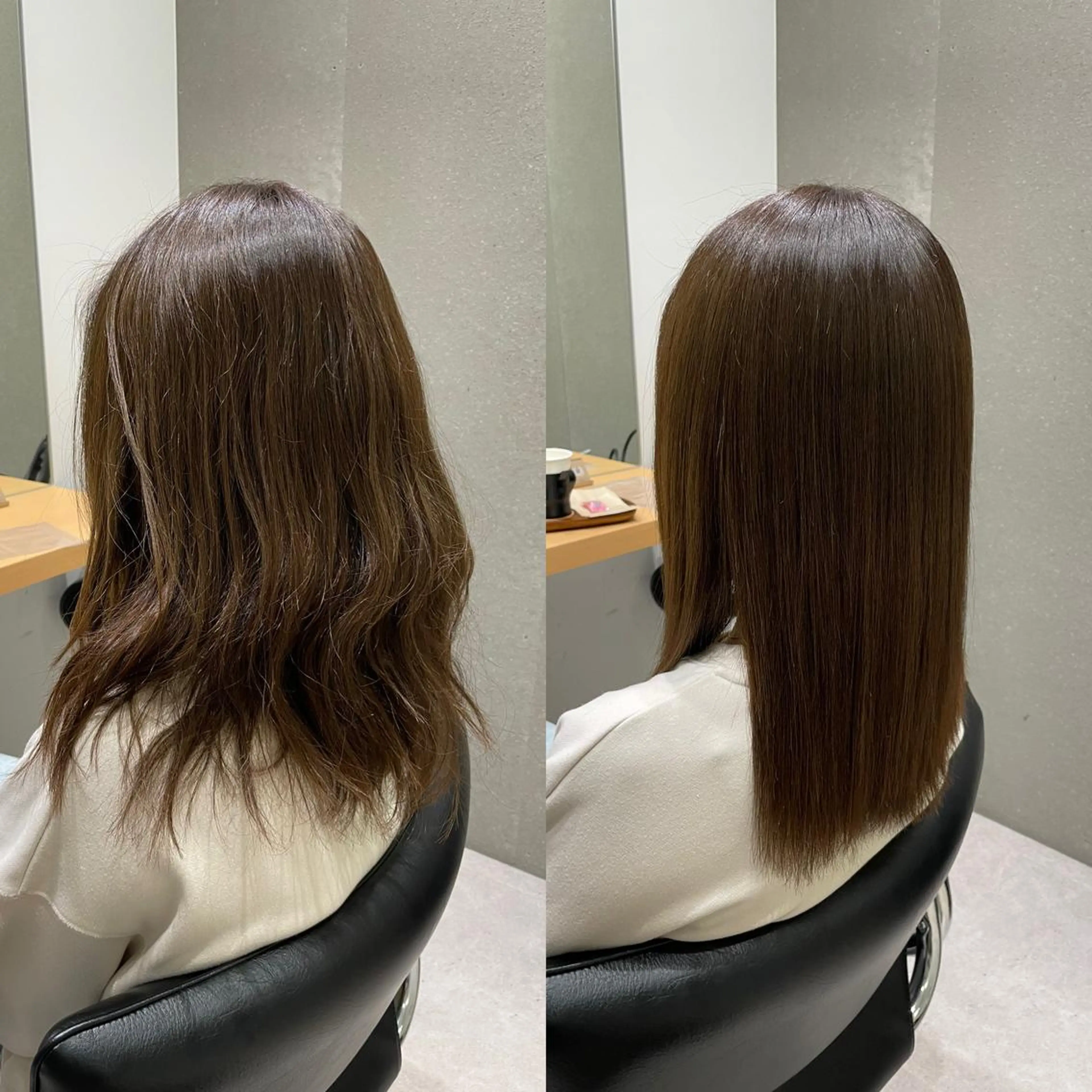 セミロング 髪質改善 トリートメント 酸熱トリートメント 髪質改善ヘアケア 艶髪特化/上田のヘアスタイル