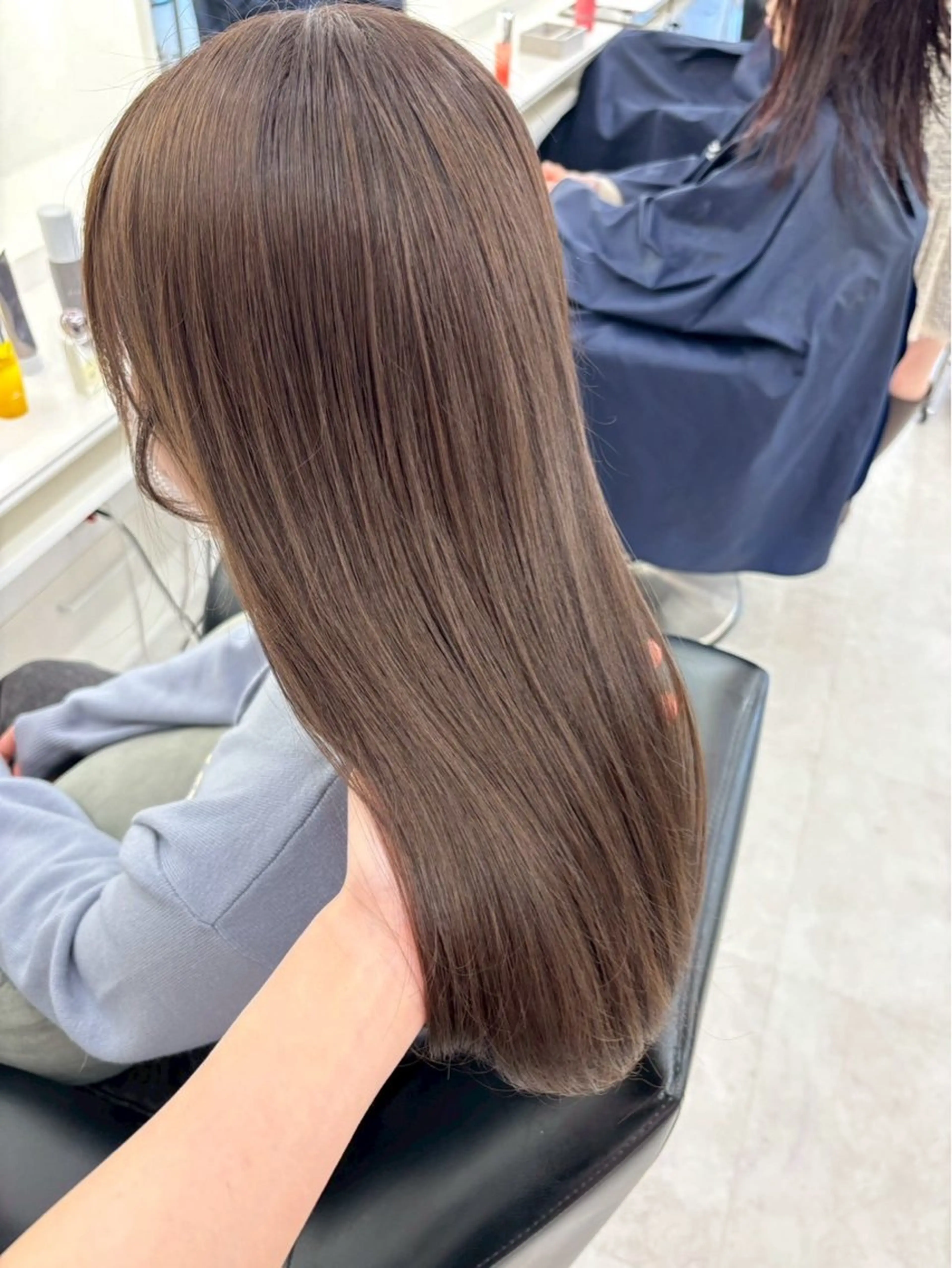 ロング カラー ParveMix 岡本えりかのヘアスタイル