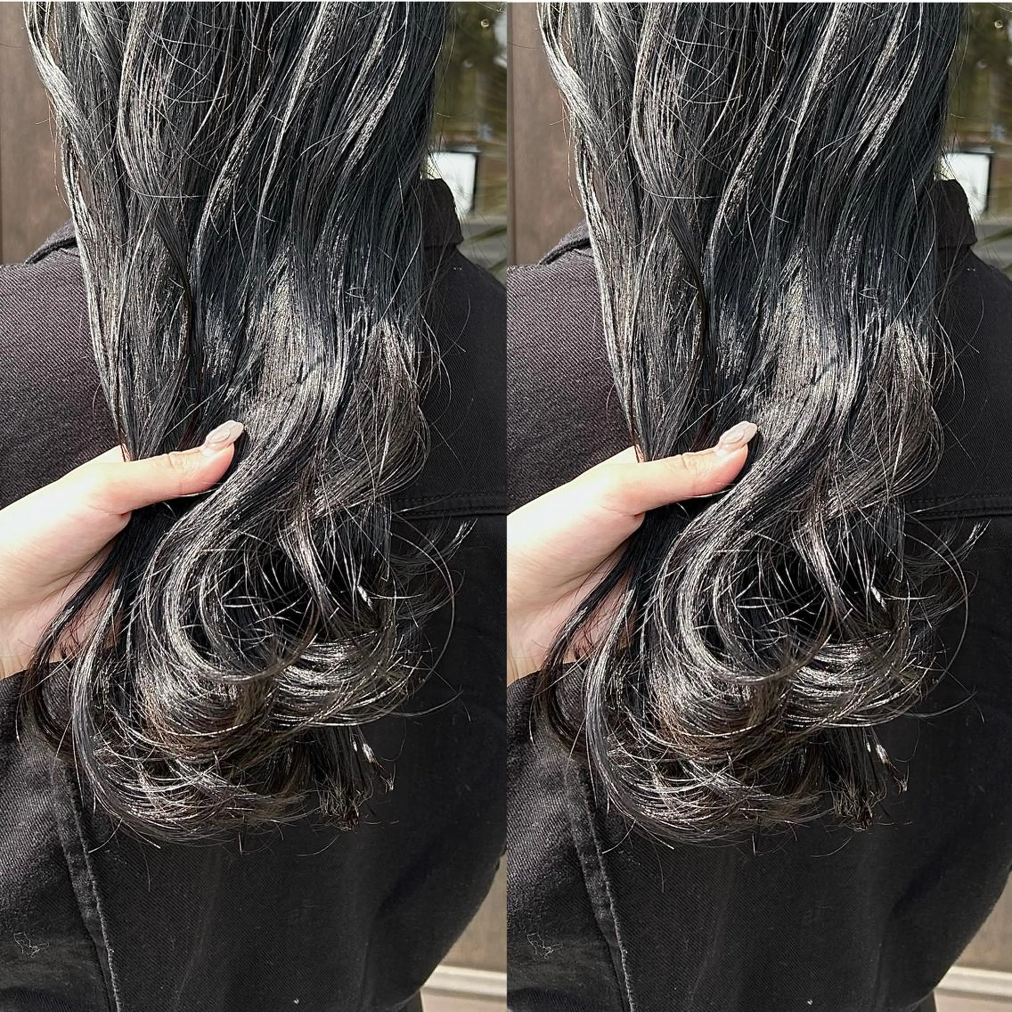 【艶感暗髪カラー🫧】就活や実習などで暗くしたい方におすすめ🐰🫶🏻の写真