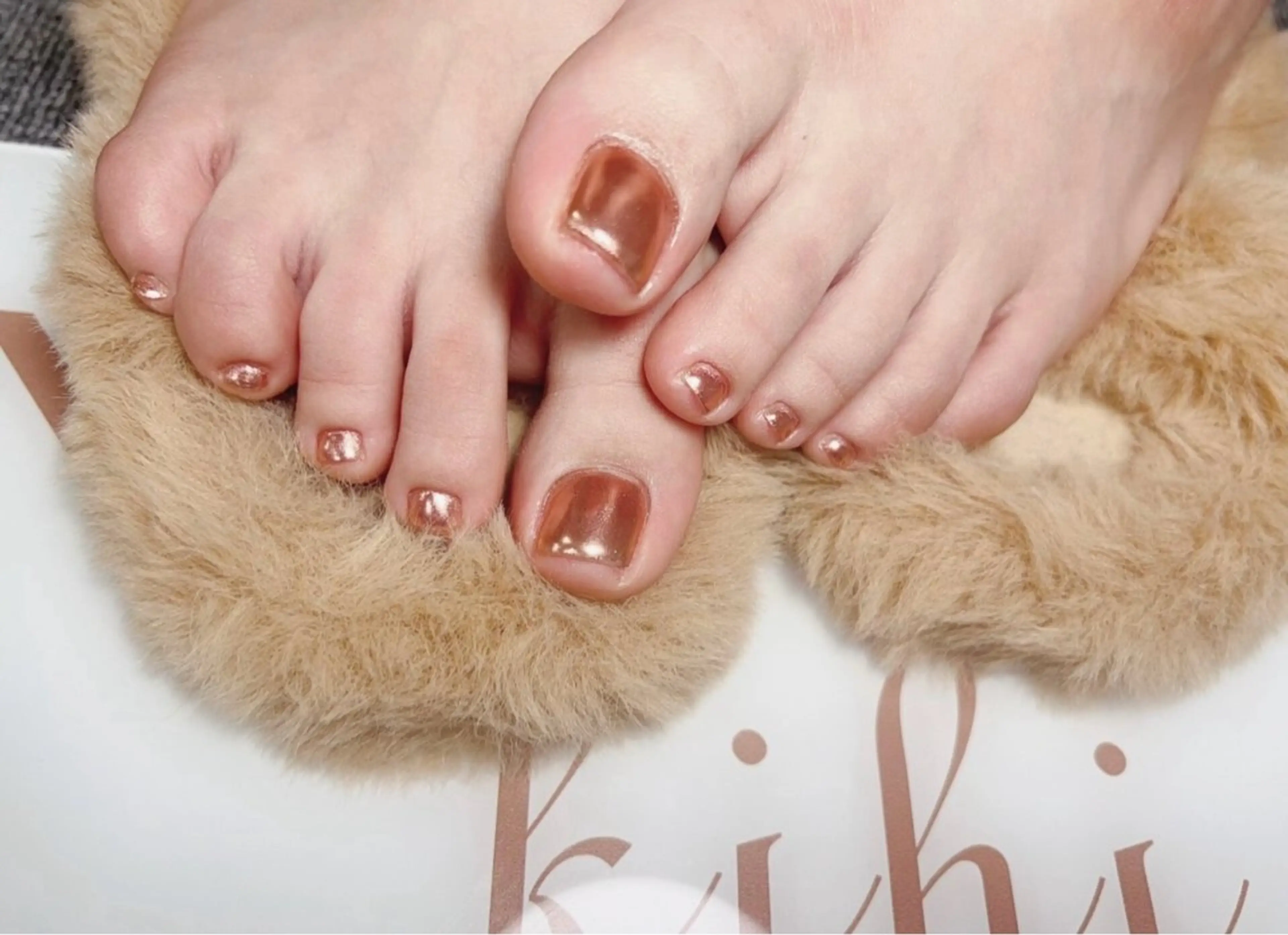 【オフ無料】FOOTミラー/オーロラネイルの写真