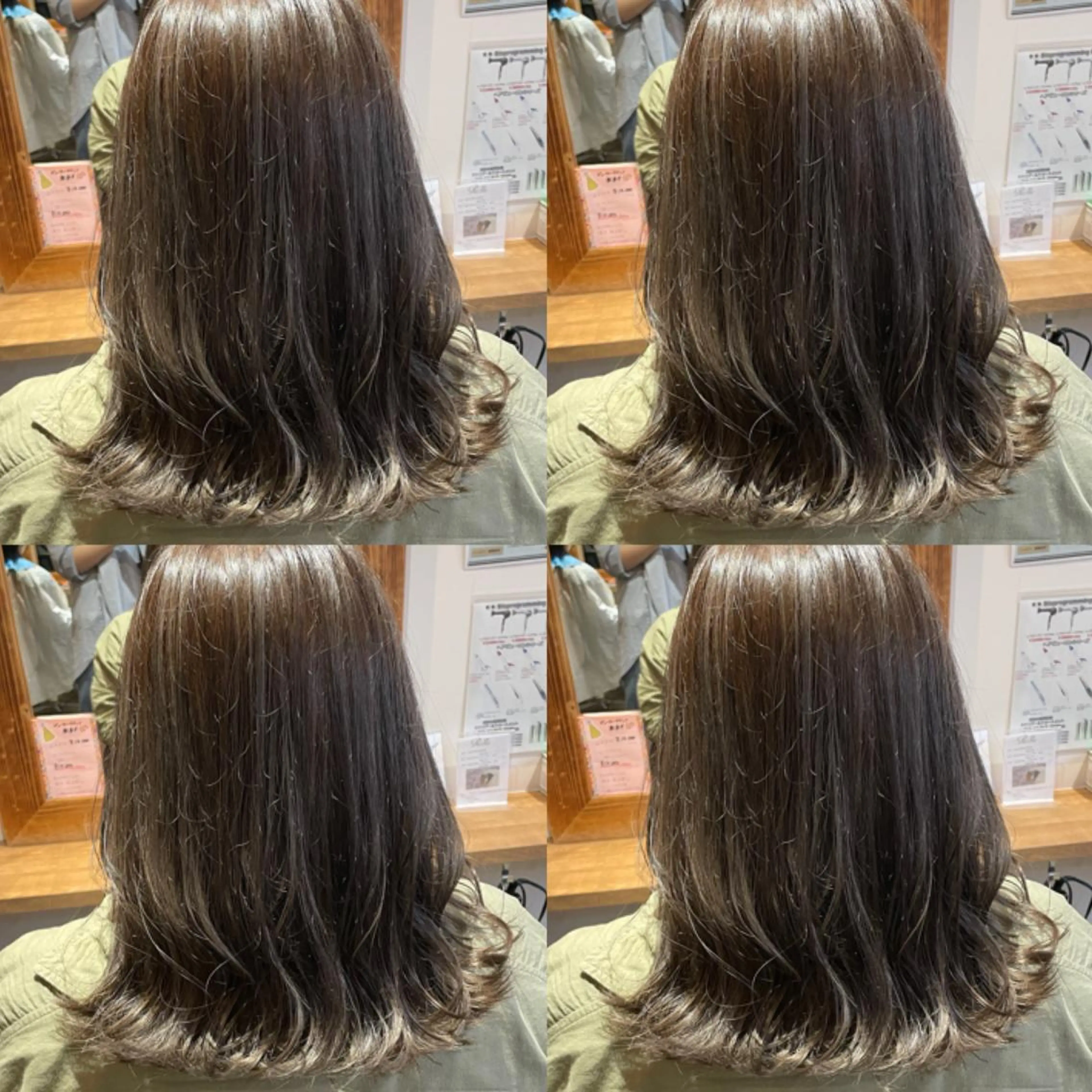 ミディアム カラー Minami. 🩵 再現性特化ヘアのヘアスタイル