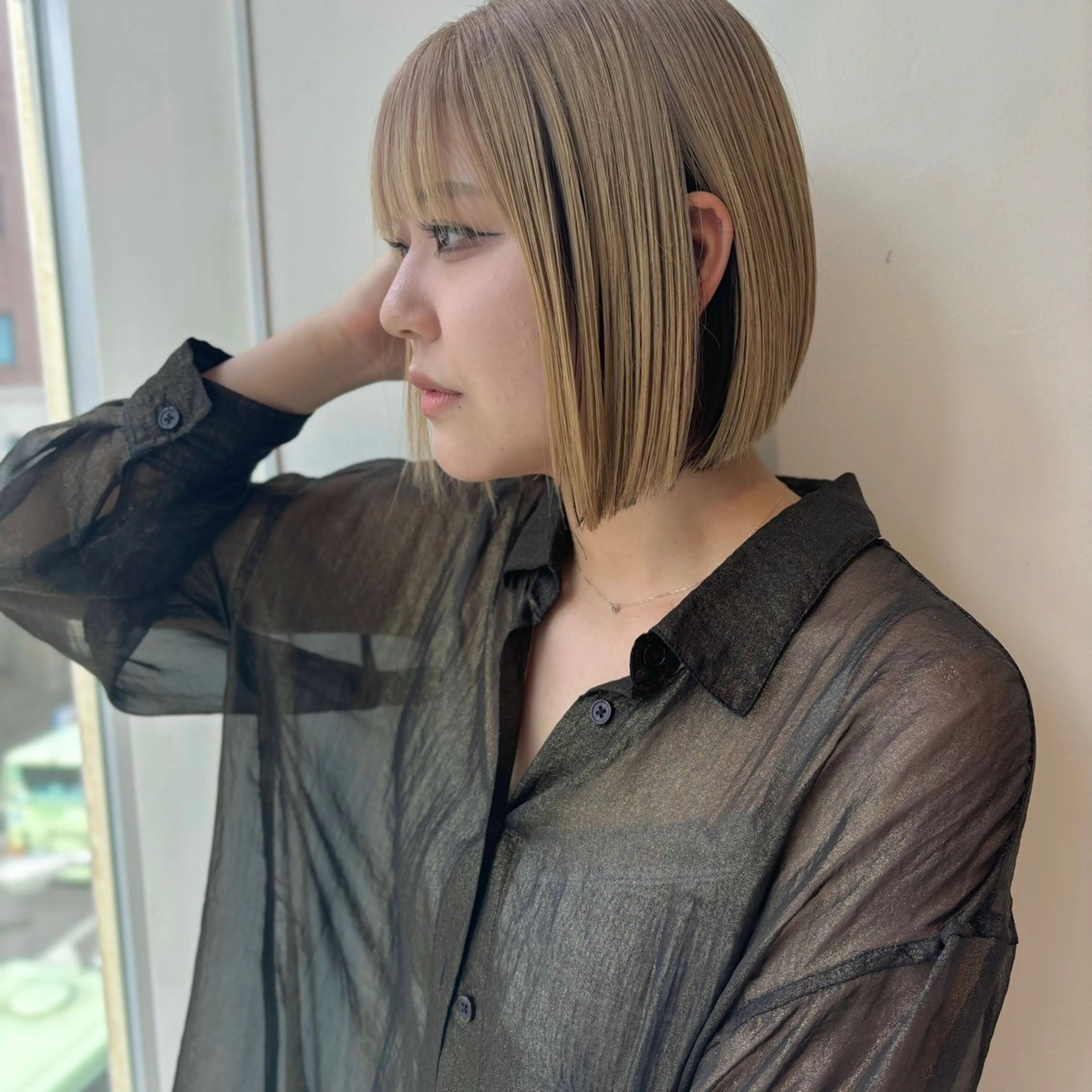 ショート ハッシュカット/四条 烏丸/寺本弘樹のヘアスタイル