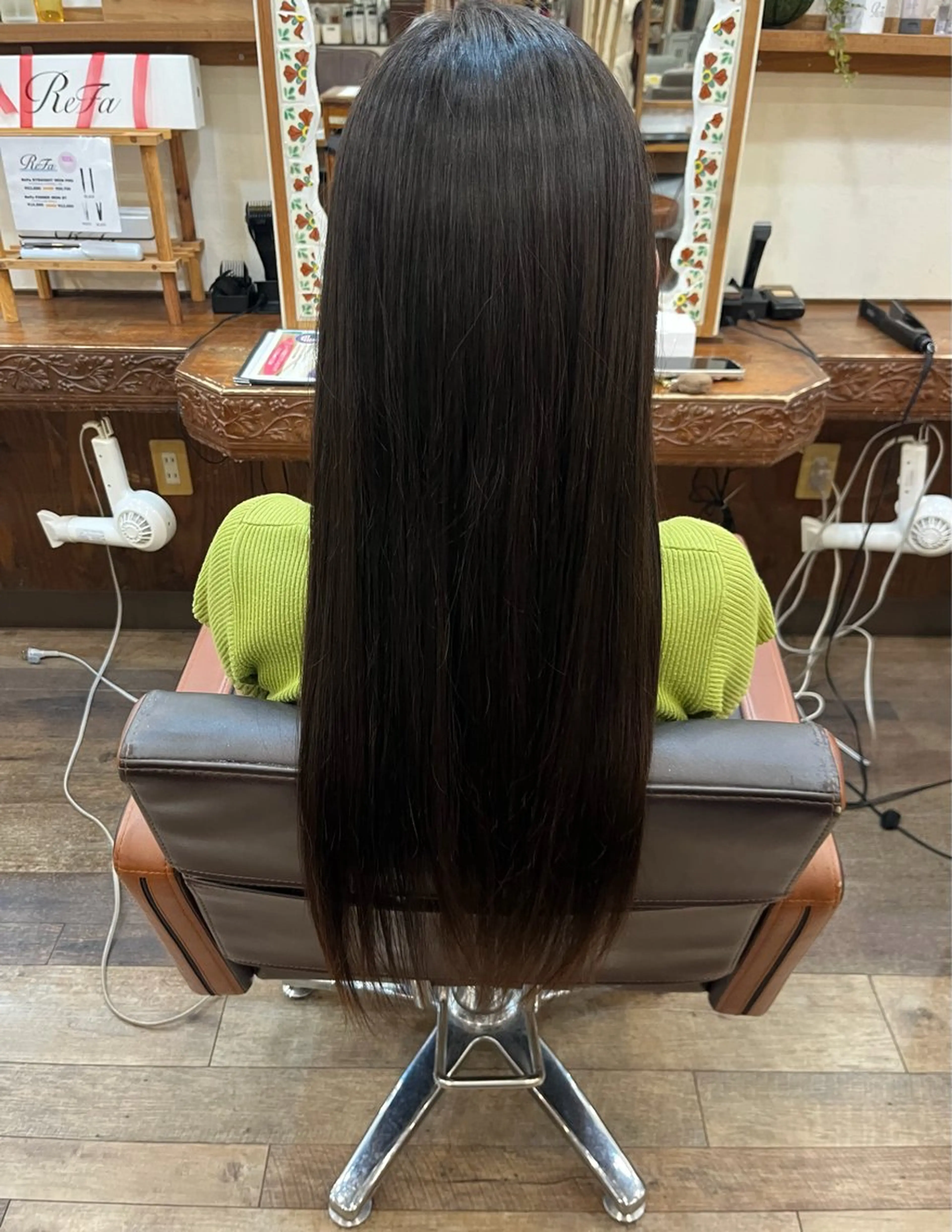 ロング 縮毛矯正 くろさわ あやか🌷のヘアスタイル