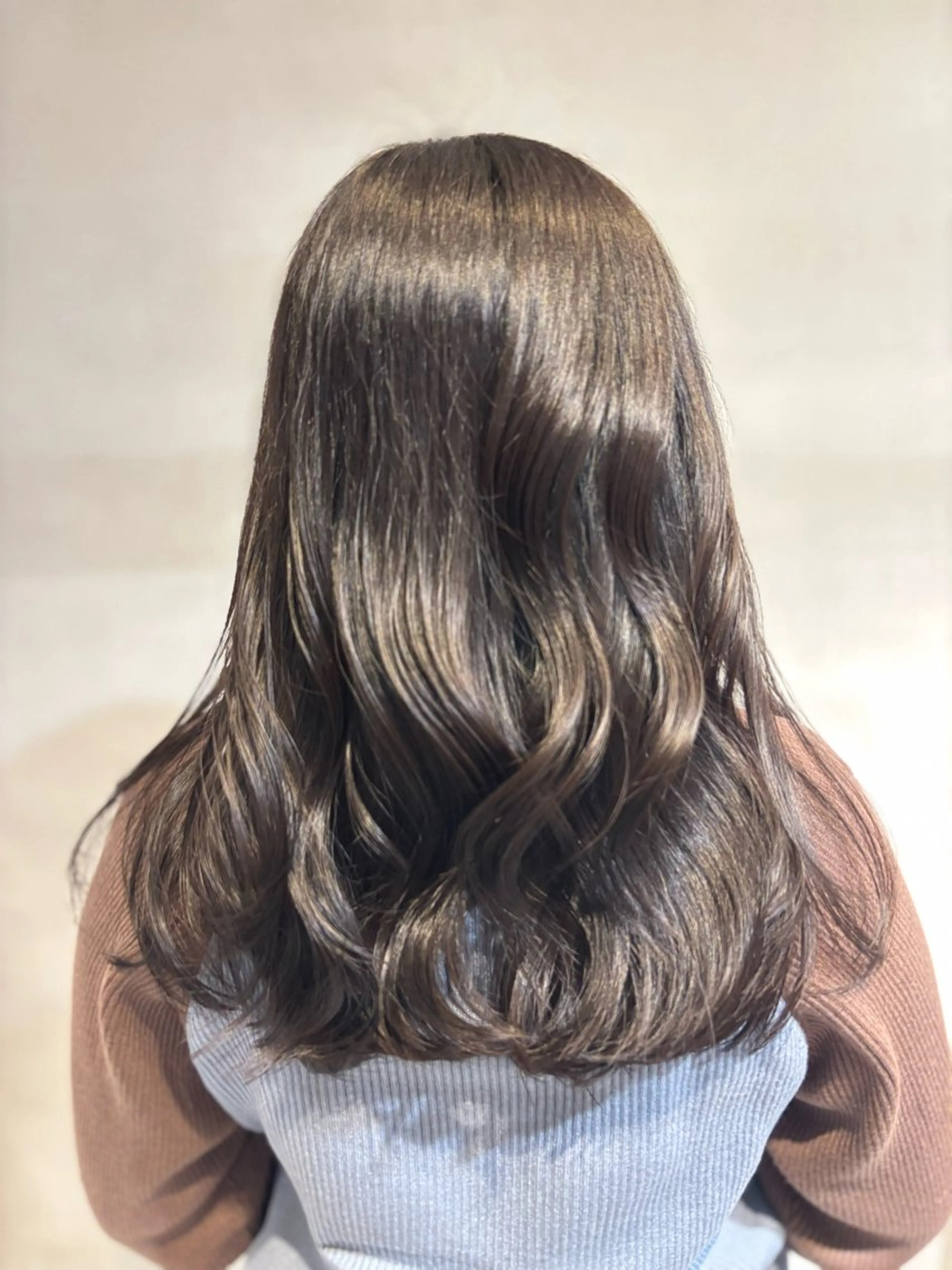 ロング レイヤーカット laffin❁ななみ /パーマスタイルのヘアスタイル