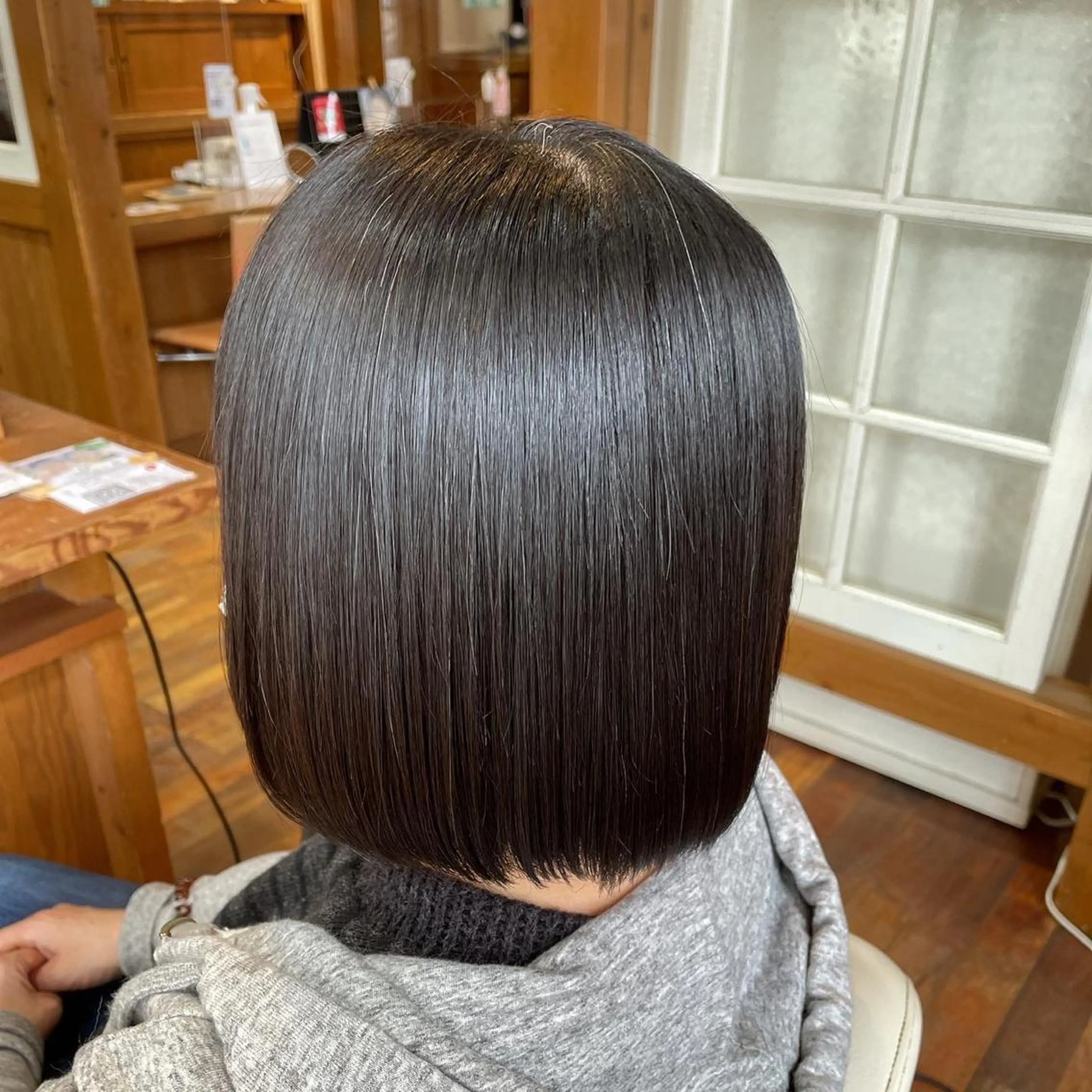 ミディアム カット トリートメント 川田 理紗子のヘアスタイル