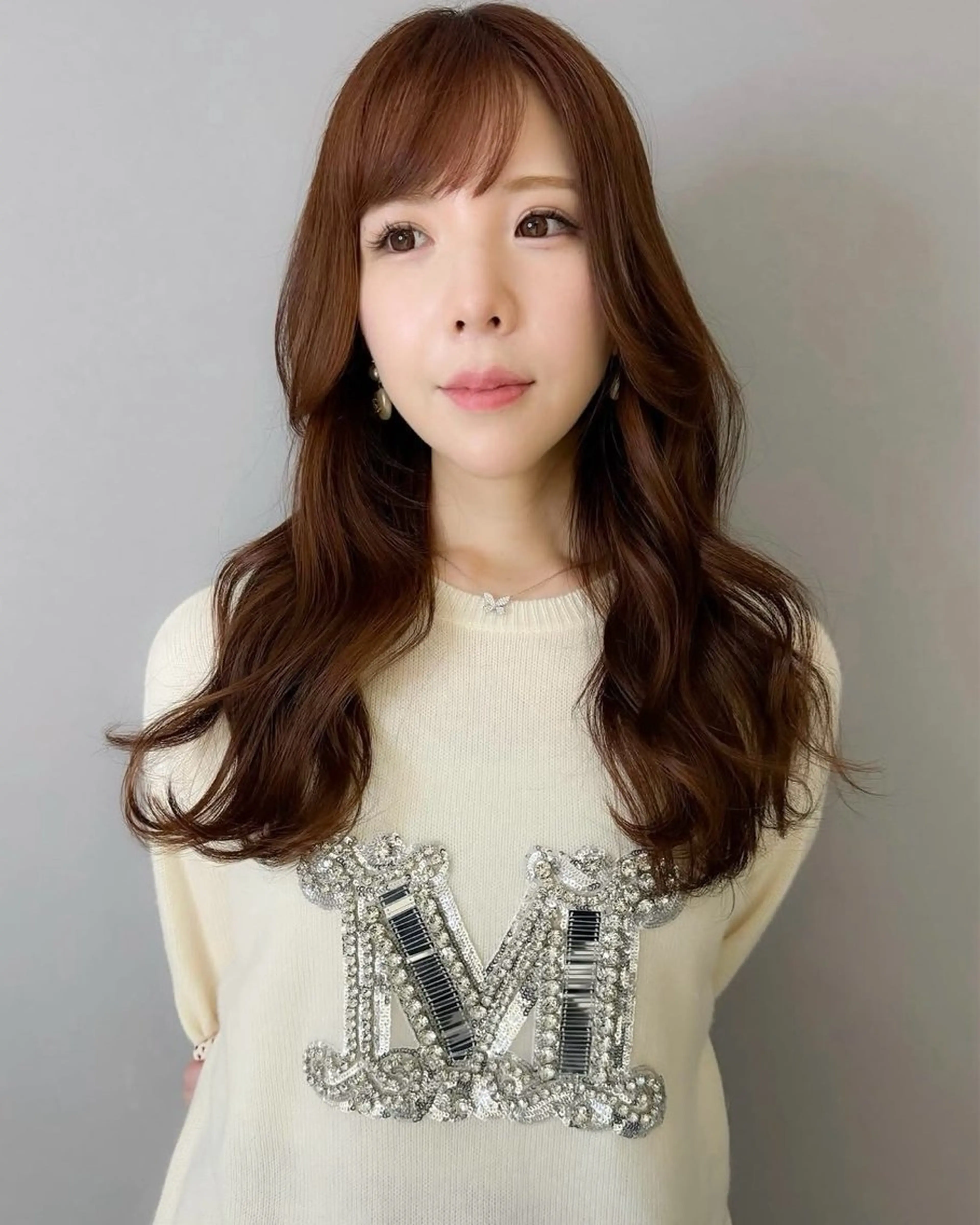 ロング カラー 田中 優衣 @yuiha.krのヘアスタイル