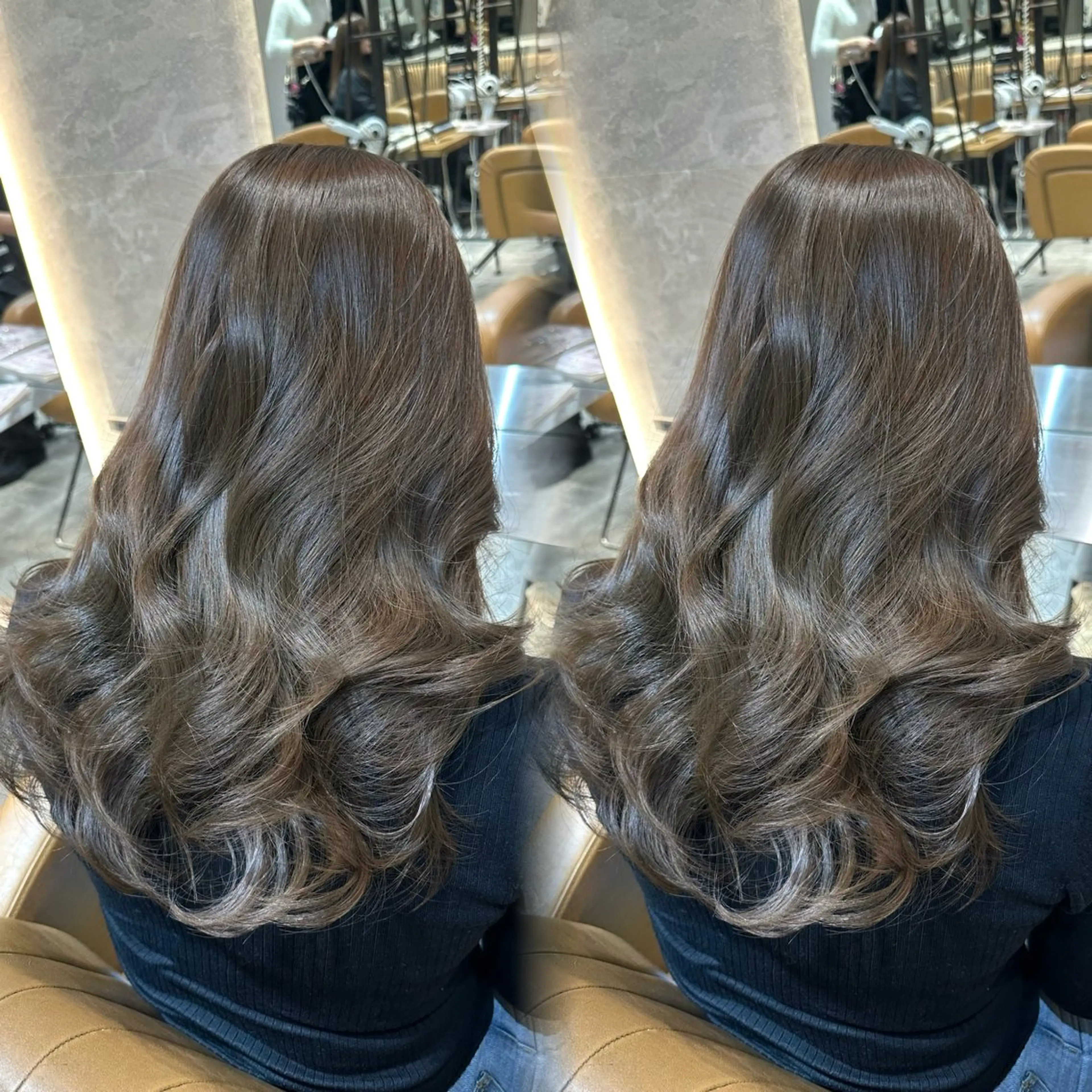 ロング カット ヘアカラー トリートメント 赤み消し/レイヤー /美髪矯正　古舘悠登のヘアスタイル