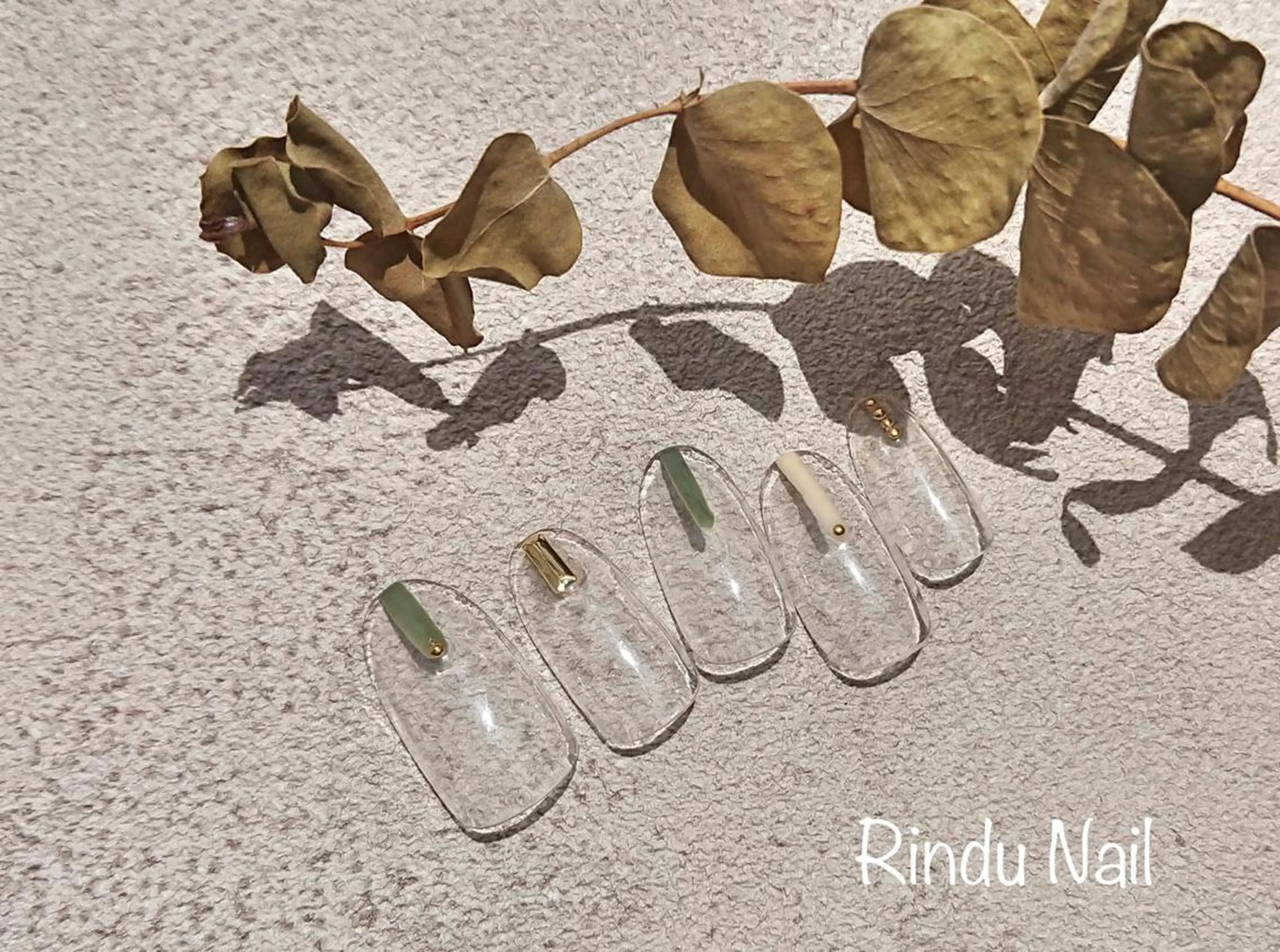 ネイル クリアネイル Rindu Nail 名駅miniのネイルデザイン