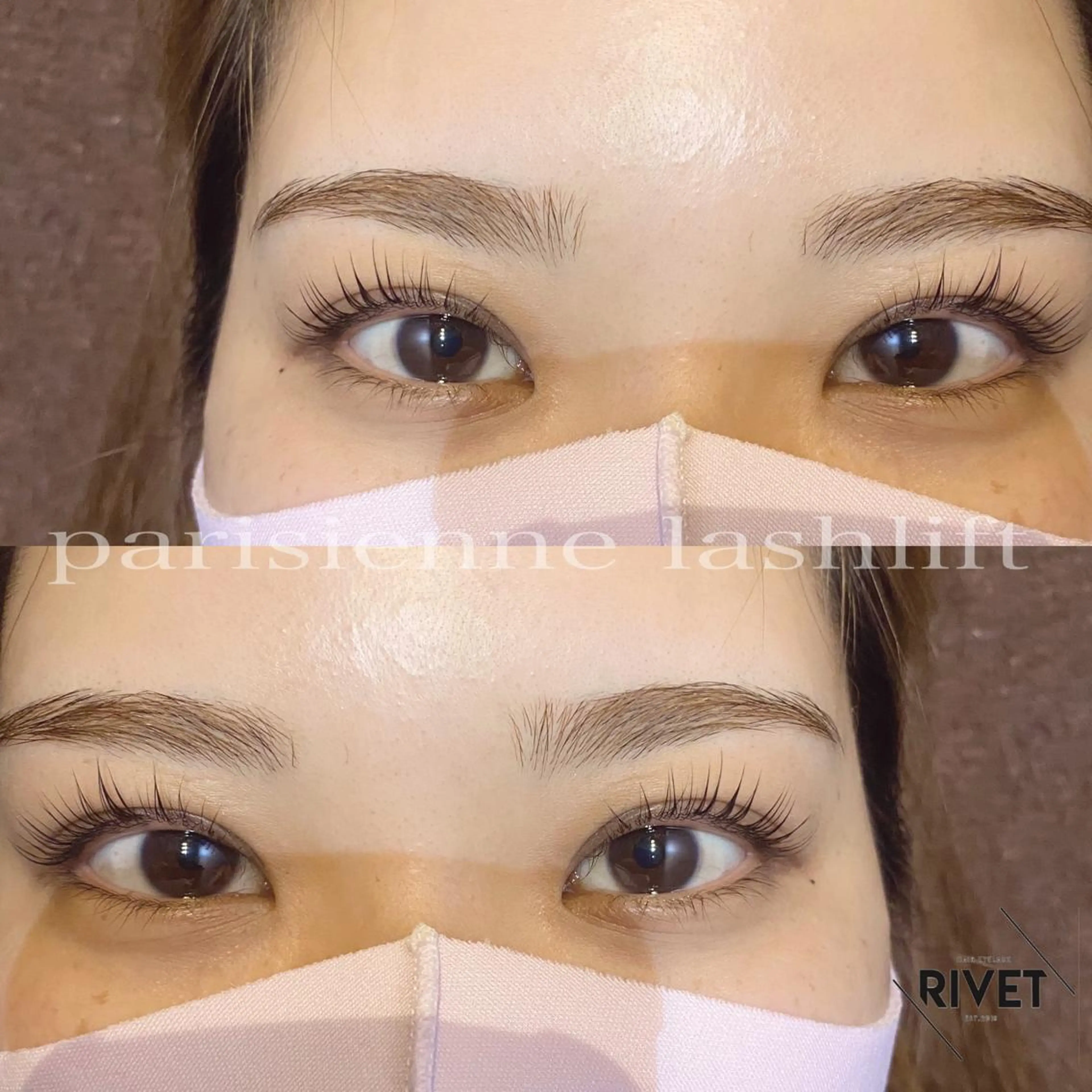 マツエク・マツパ パリジェンヌラッシュリフト マツパ RIVET furukawaのマツエク・マツパデザイン