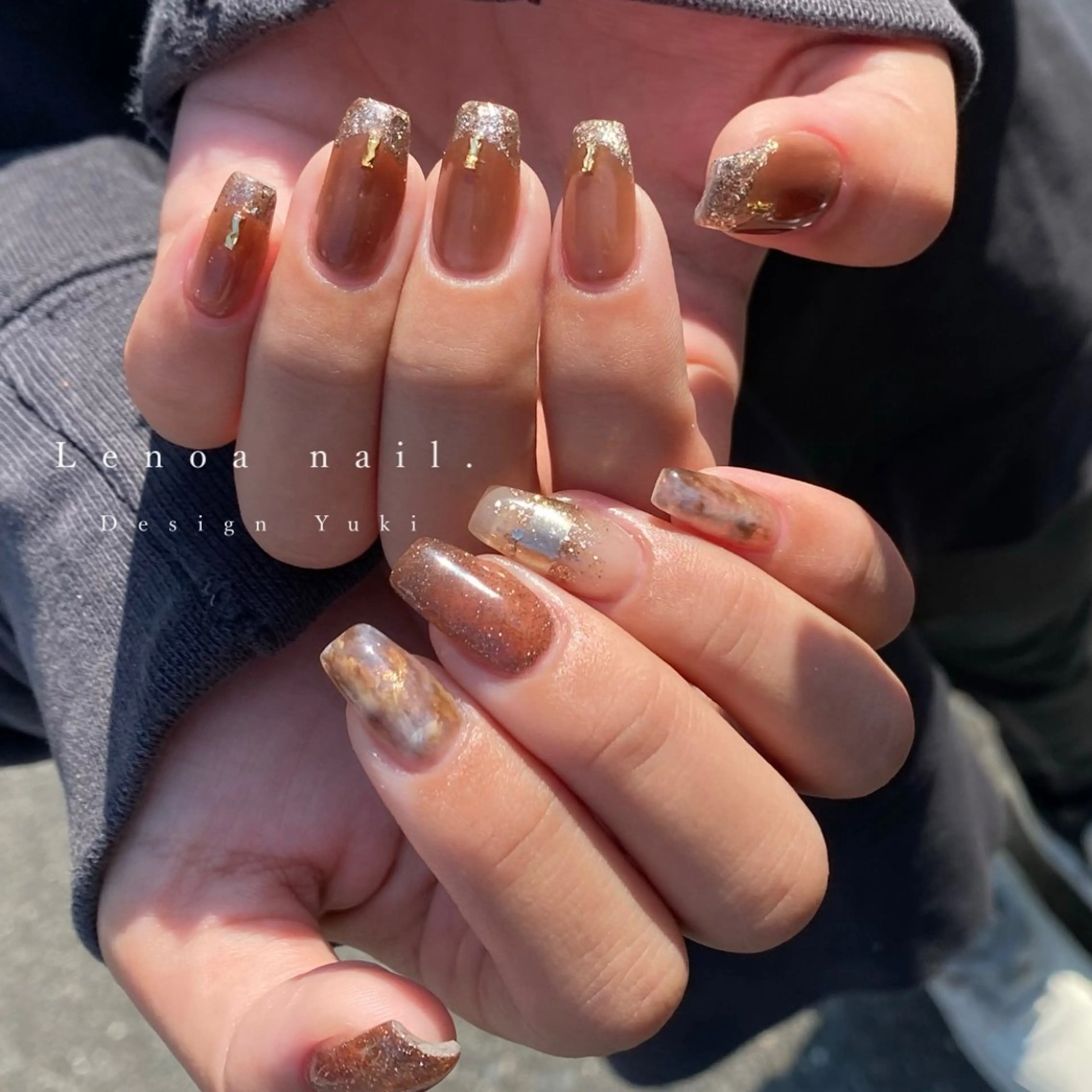 ネイル ハンドネイル Lenoa Yukiのネイルデザイン