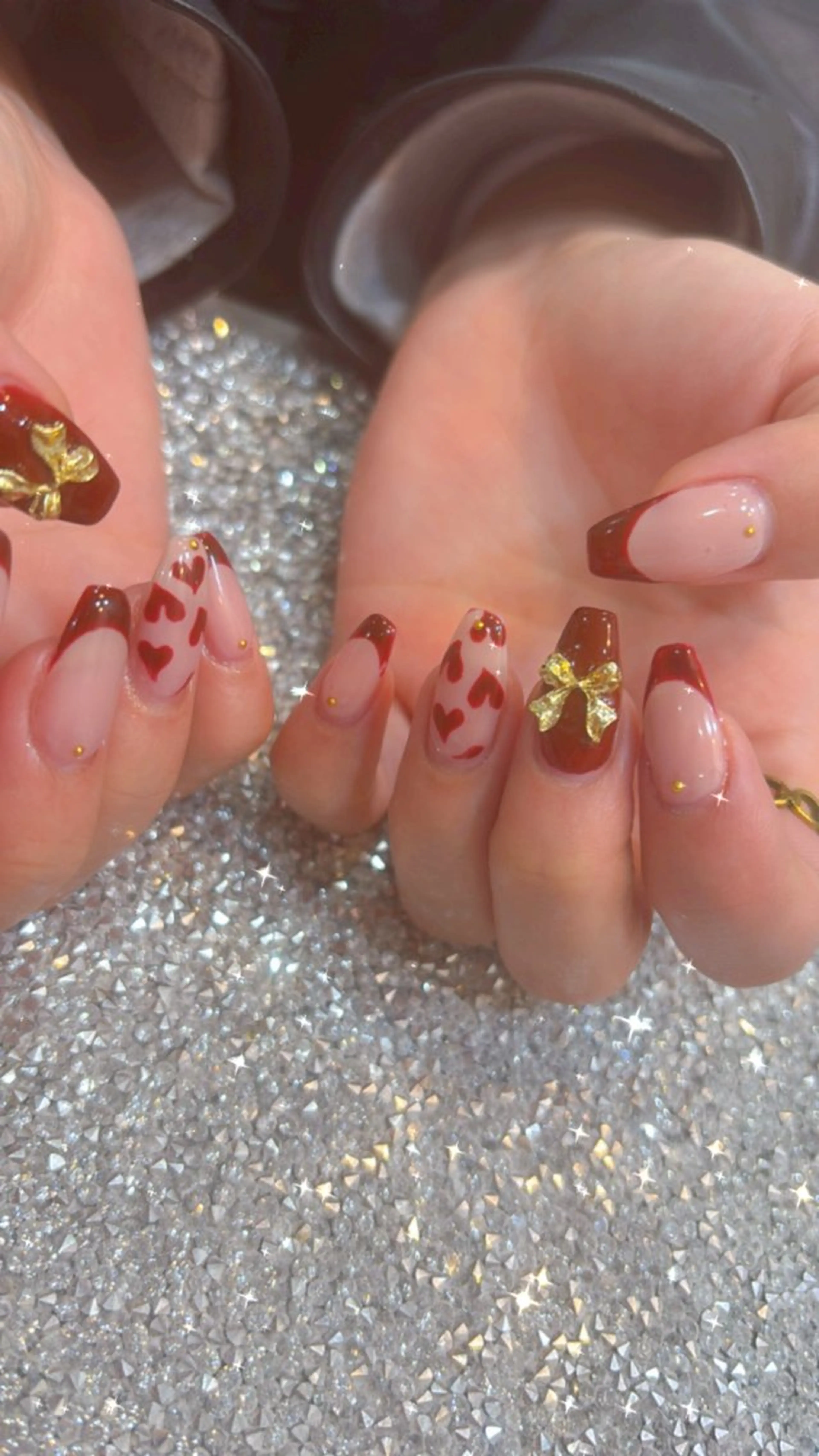 ネイル ハンドネイル 鶴橋wooone nail.rieのネイルデザイン