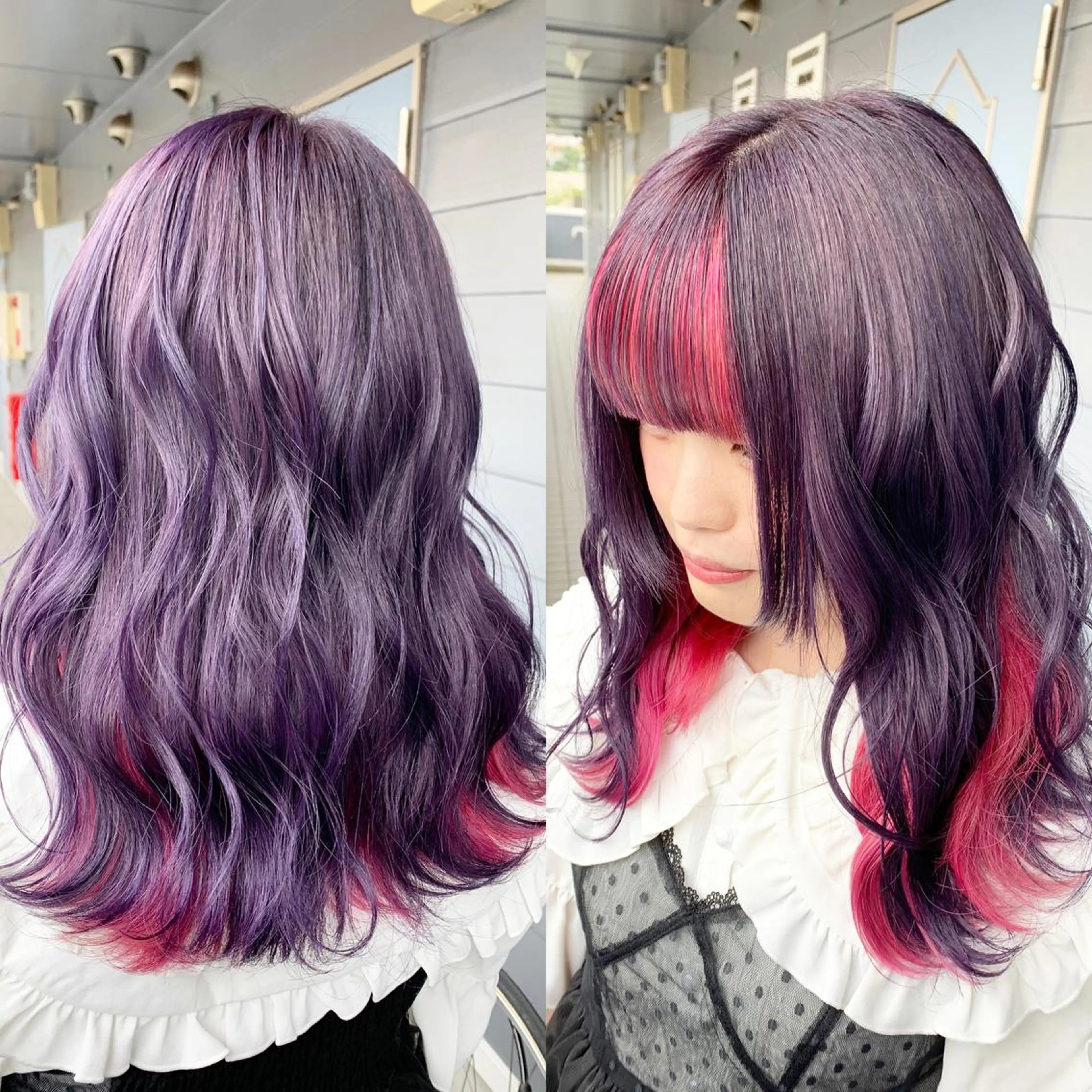 ロング カラー ヘアカラー 渡辺 健太のヘアスタイル